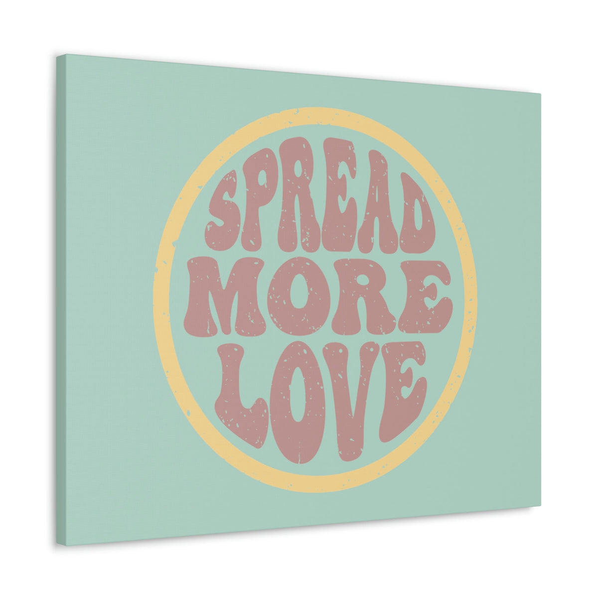 Scripture Walls Spread More Love 1 John 4:7-8 Green Circle Christian Wall Art Bible Verse Print Ready to Hang Unframed-Express Your Love Gifts