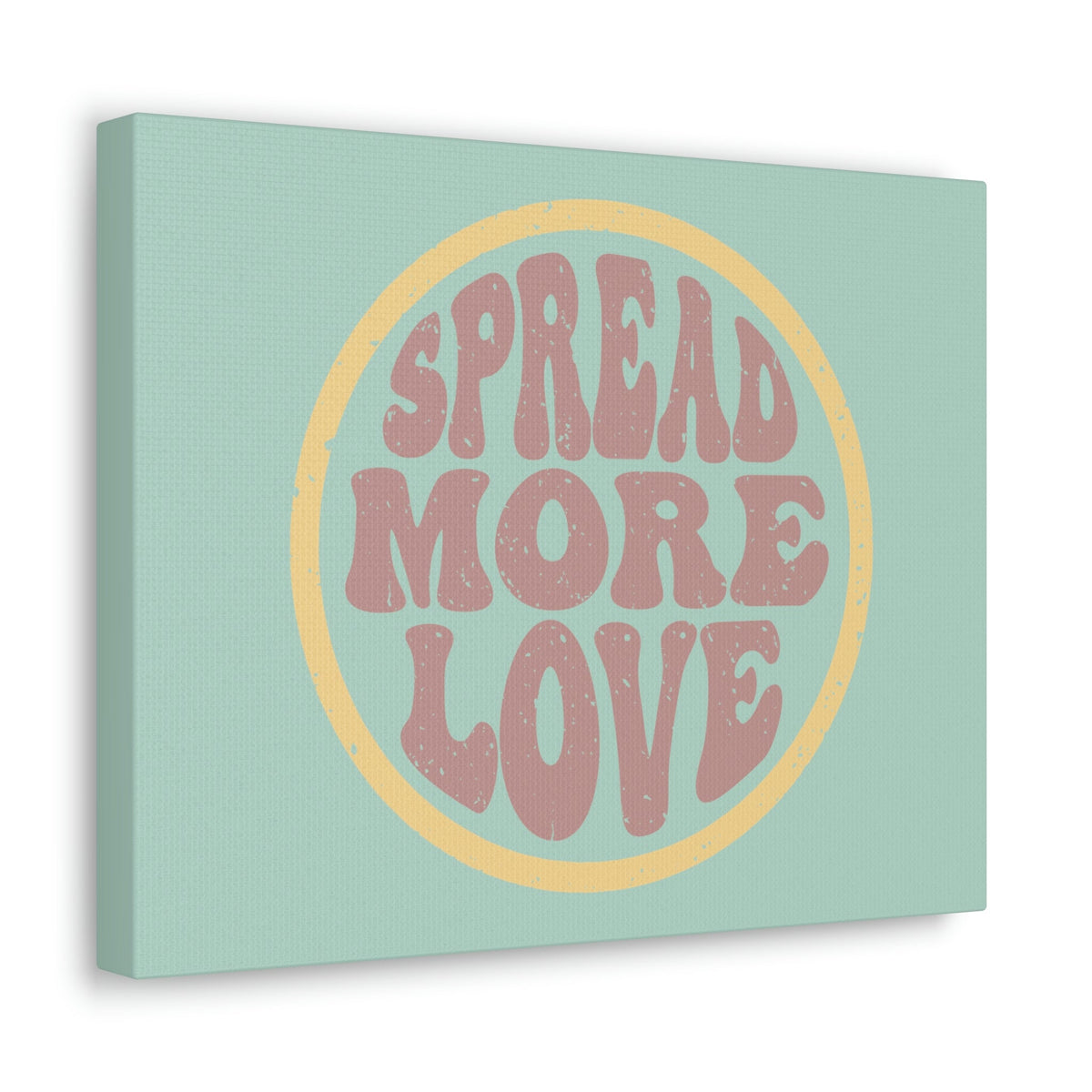 Scripture Walls Spread More Love 1 John 4:7-8 Green Circle Christian Wall Art Bible Verse Print Ready to Hang Unframed-Express Your Love Gifts