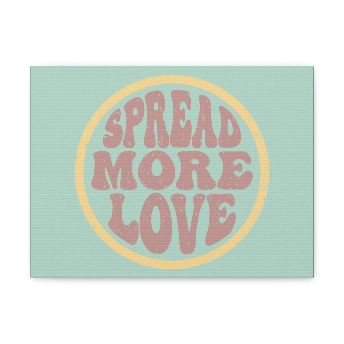 Scripture Walls Spread More Love 1 John 4:7-8 Green Circle Christian Wall Art Bible Verse Print Ready to Hang Unframed-Express Your Love Gifts