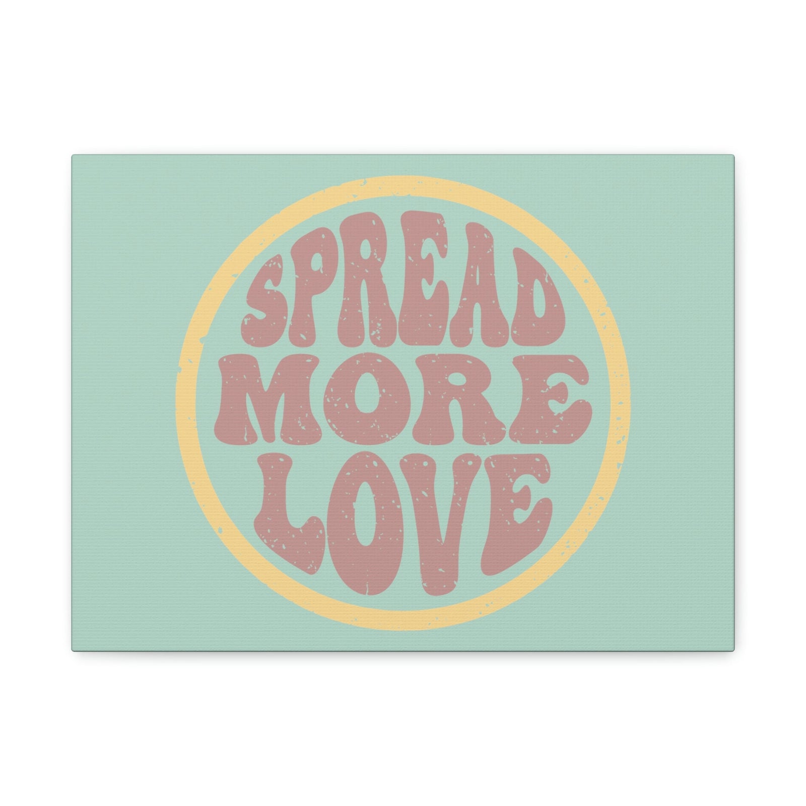 Scripture Walls Spread More Love 1 John 4:7-8 Green Circle Christian Wall Art Bible Verse Print Ready to Hang Unframed-Express Your Love Gifts