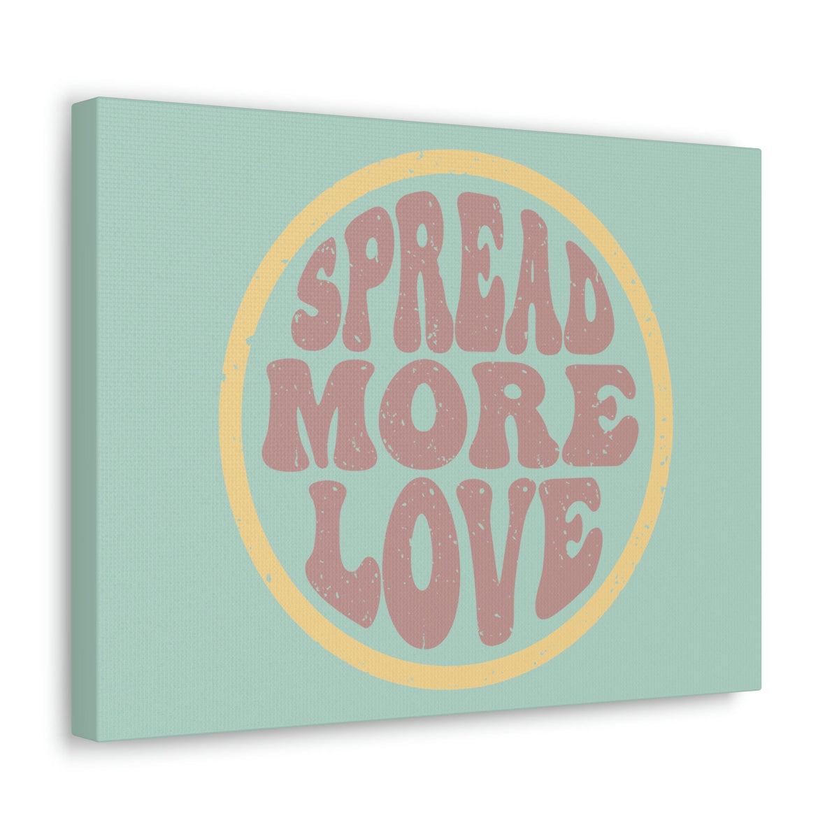 Scripture Walls Spread More Love 1 John 4:7-8 Green Circle Christian Wall Art Bible Verse Print Ready to Hang Unframed-Express Your Love Gifts