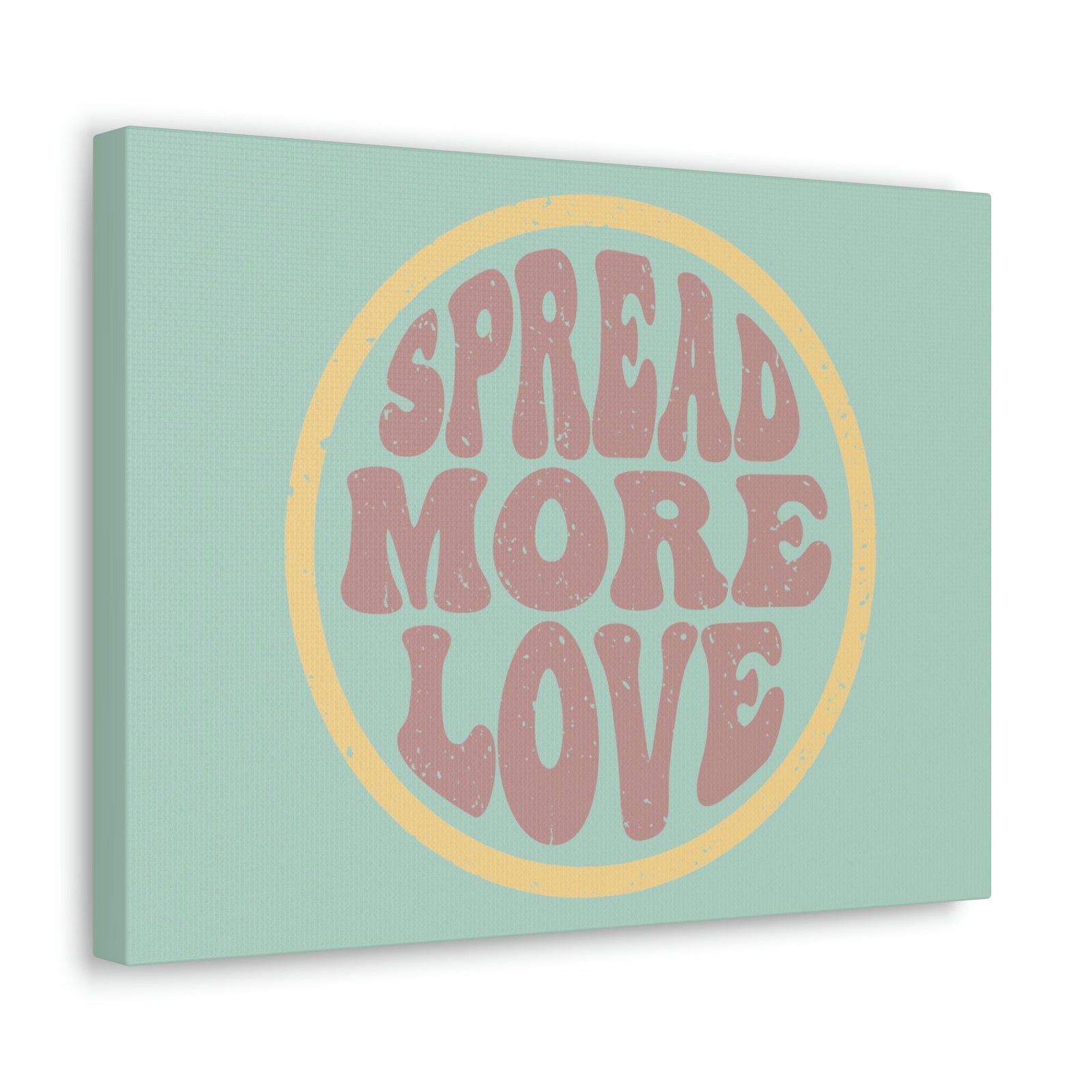 Scripture Walls Spread More Love 1 John 4:7-8 Green Circle Christian Wall Art Bible Verse Print Ready to Hang Unframed-Express Your Love Gifts
