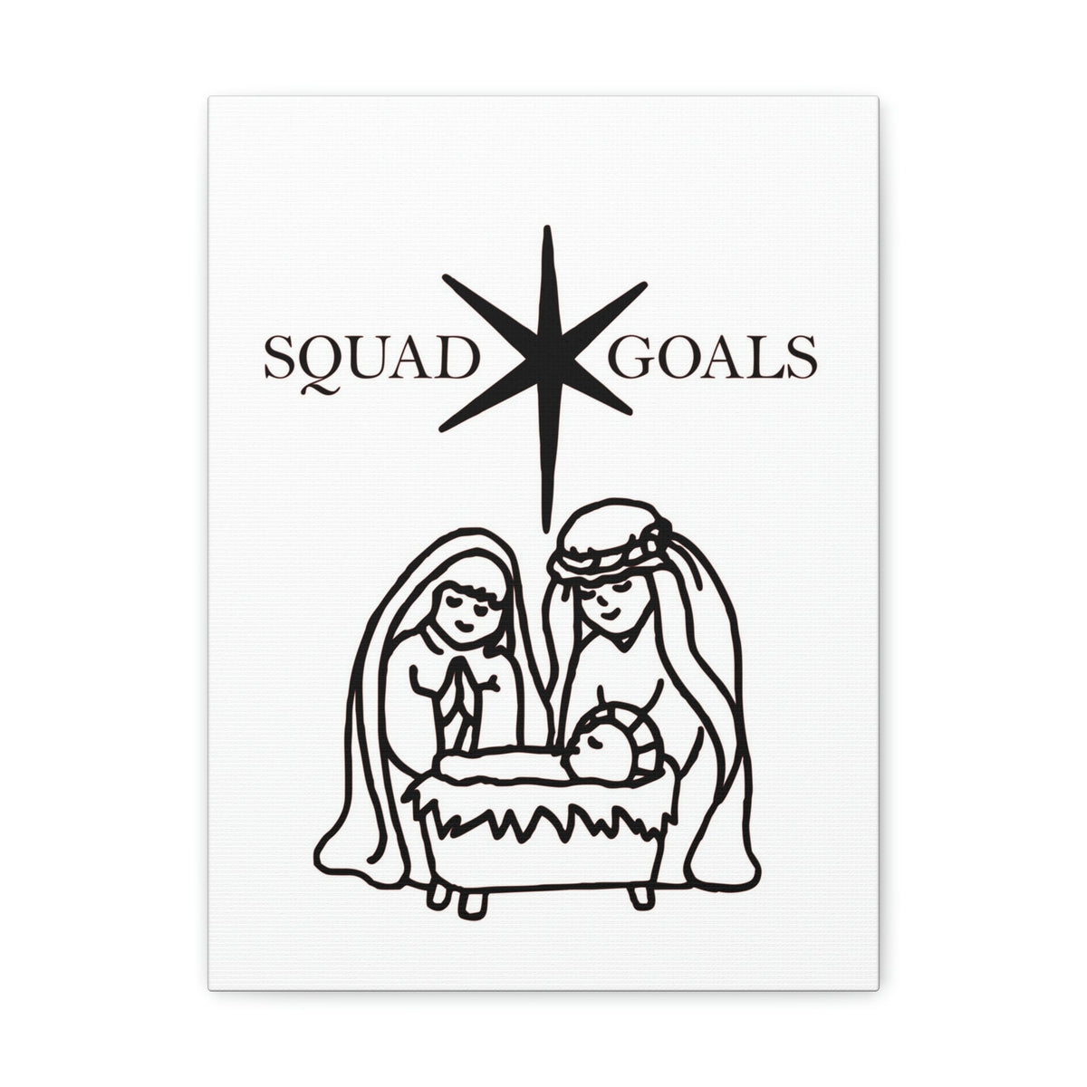 Scripture Walls Squad Goals Proverbs 27:17 Christian Wall Art Print Ready to Hang Unframed-Express Your Love Gifts
