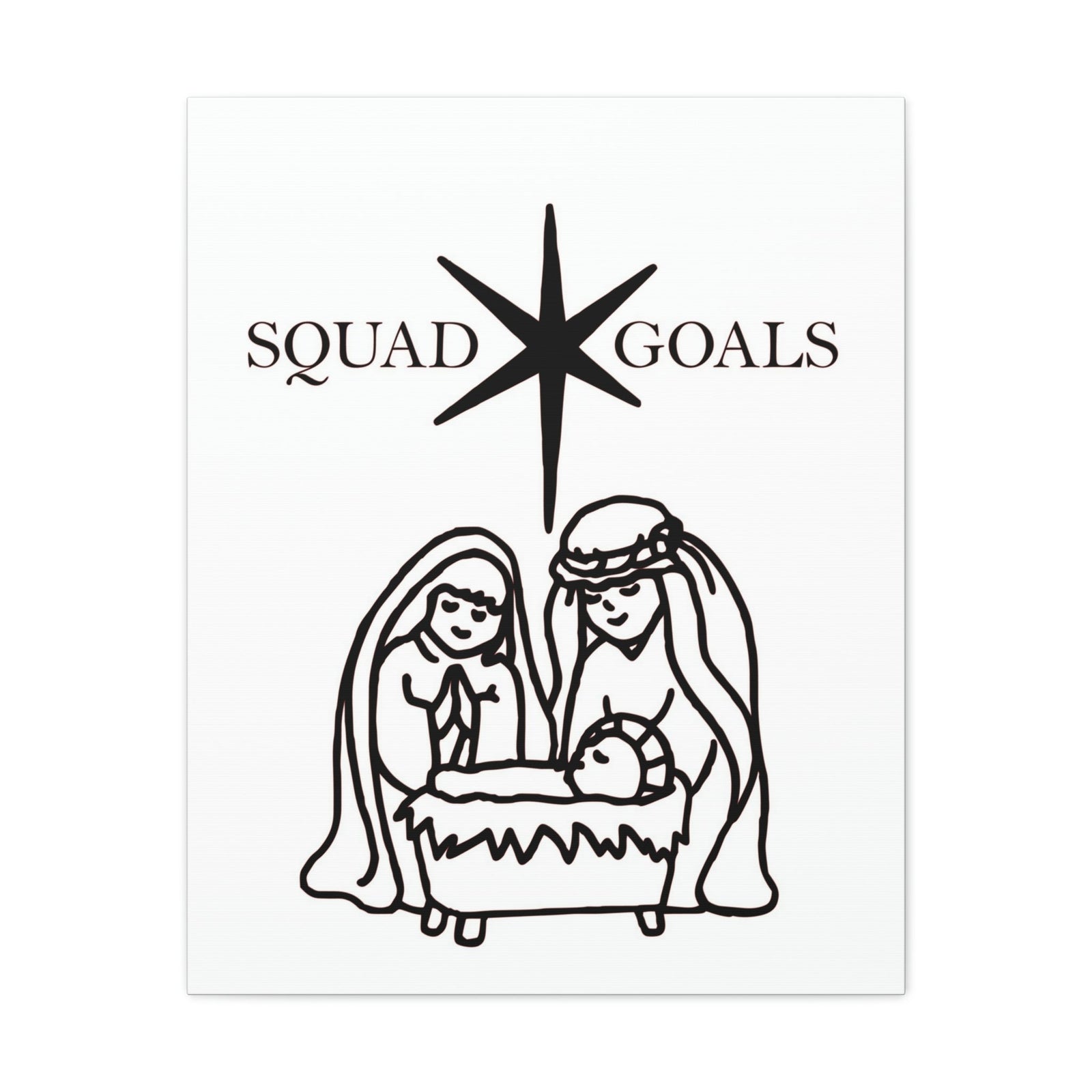 Scripture Walls Squad Goals Proverbs 27:17 Christian Wall Art Print Ready to Hang Unframed-Express Your Love Gifts