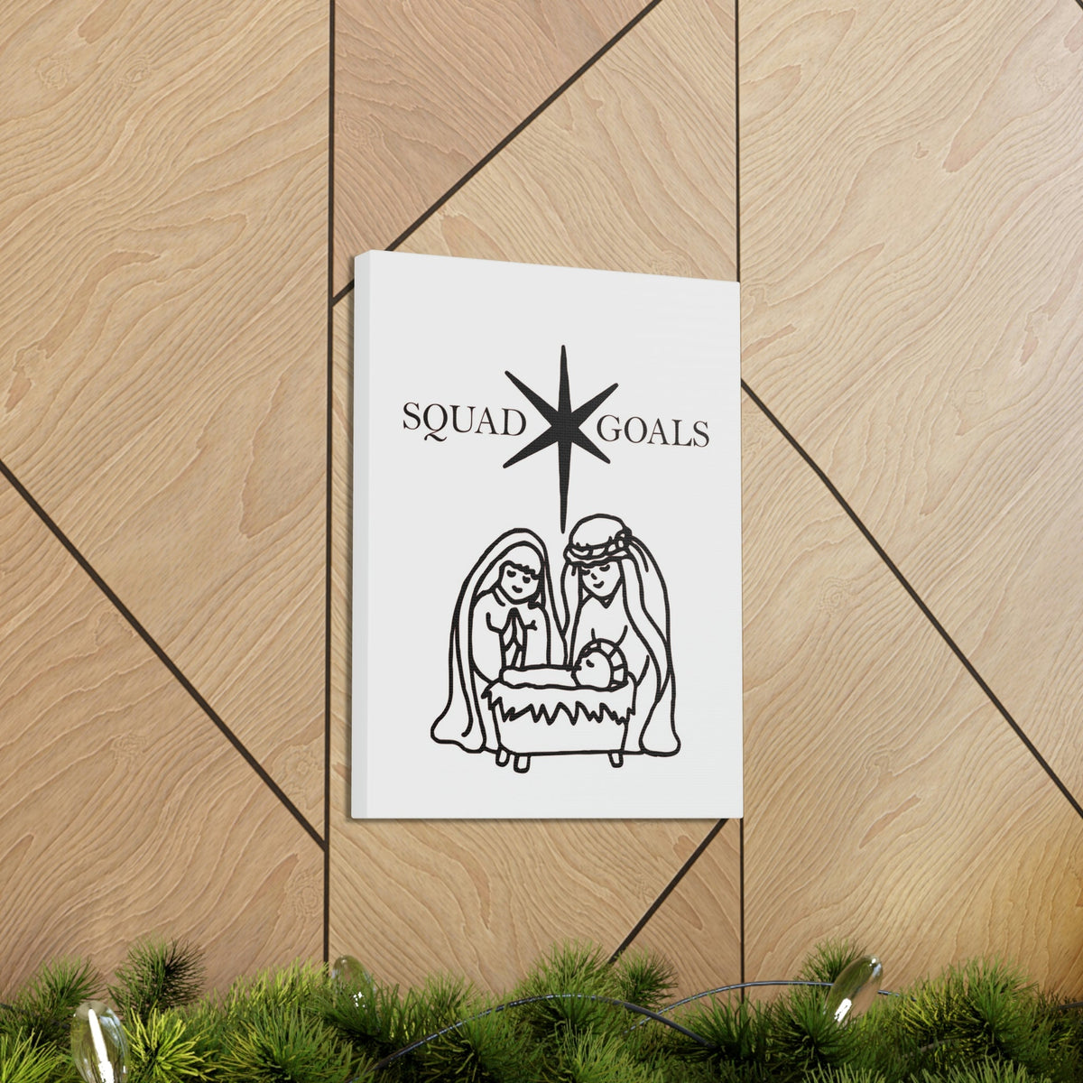 Scripture Walls Squad Goals Proverbs 27:17 Christian Wall Art Print Ready to Hang Unframed-Express Your Love Gifts