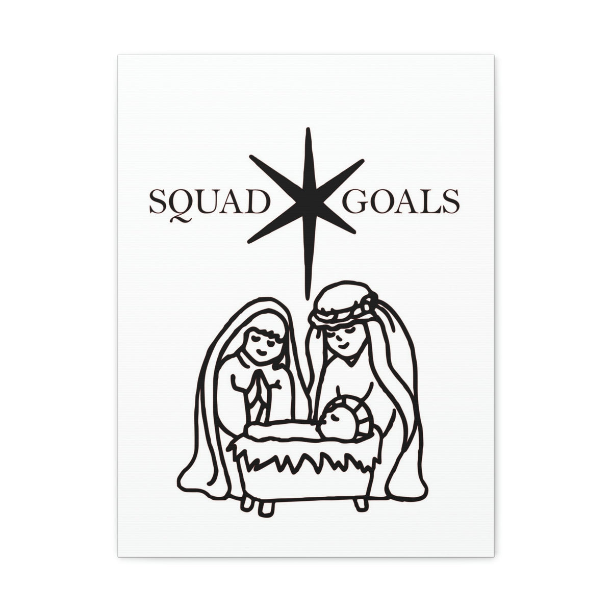 Scripture Walls Squad Goals Proverbs 27:17 Christian Wall Art Print Ready to Hang Unframed-Express Your Love Gifts