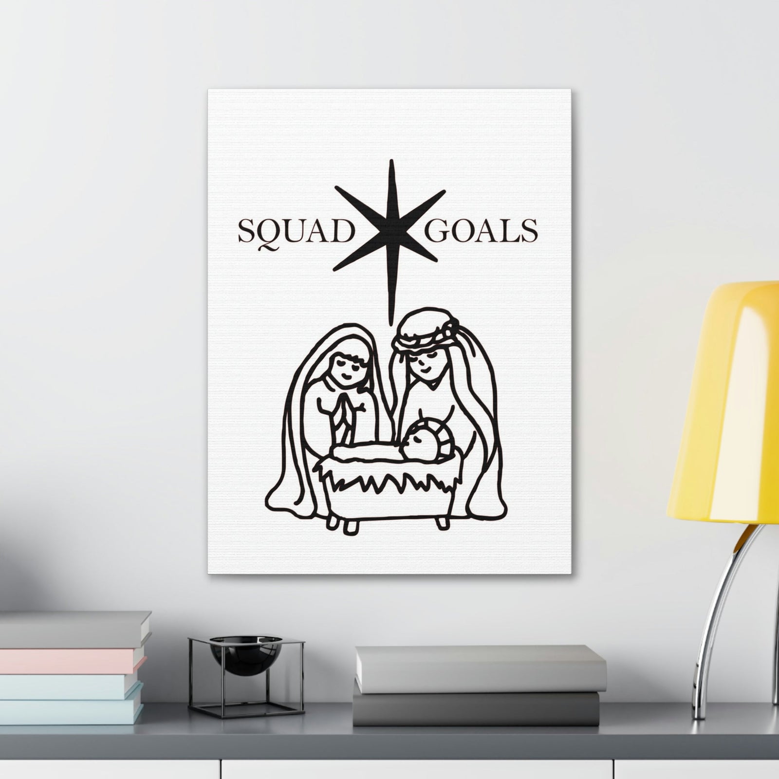 Scripture Walls Squad Goals Proverbs 27:17 Christian Wall Art Print Ready to Hang Unframed-Express Your Love Gifts