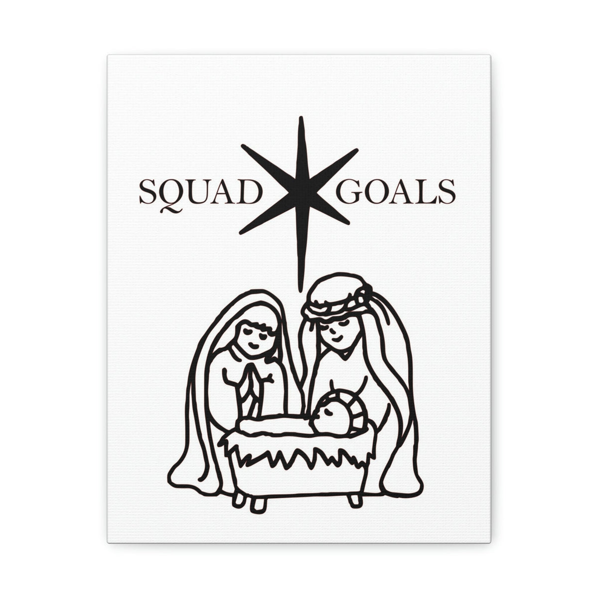 Scripture Walls Squad Goals Proverbs 27:17 Christian Wall Art Print Ready to Hang Unframed-Express Your Love Gifts