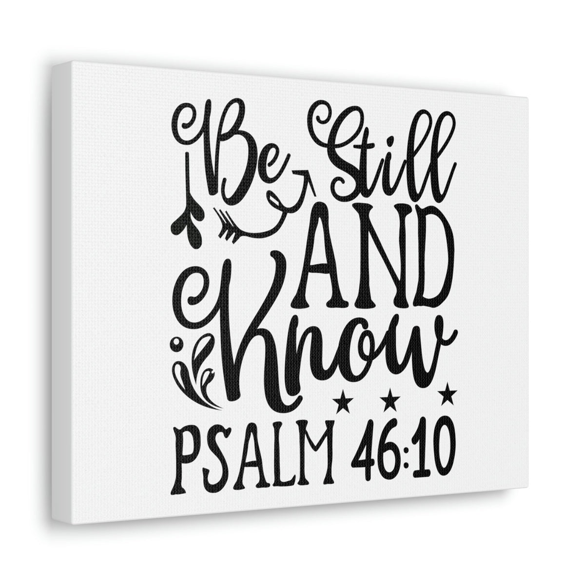 Scripture Walls Still And Know Psalm 46:10 Bible Verse Canvas Christian Wall Art Ready to Hang Unframed-Express Your Love Gifts