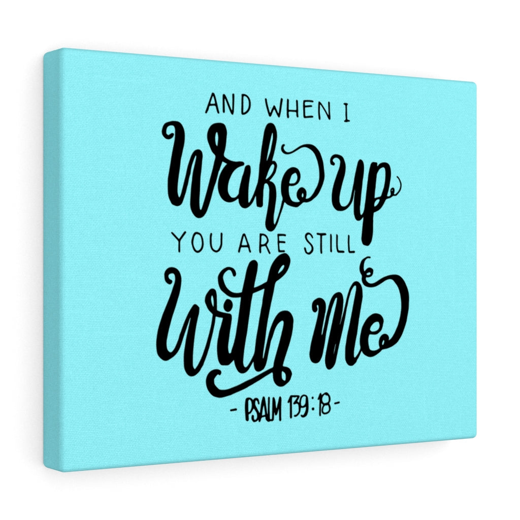 Scripture Walls Still With Me Psalm 139:18 Bible Verse Canvas Christian Wall Art Ready to Hang Unframed-Express Your Love Gifts