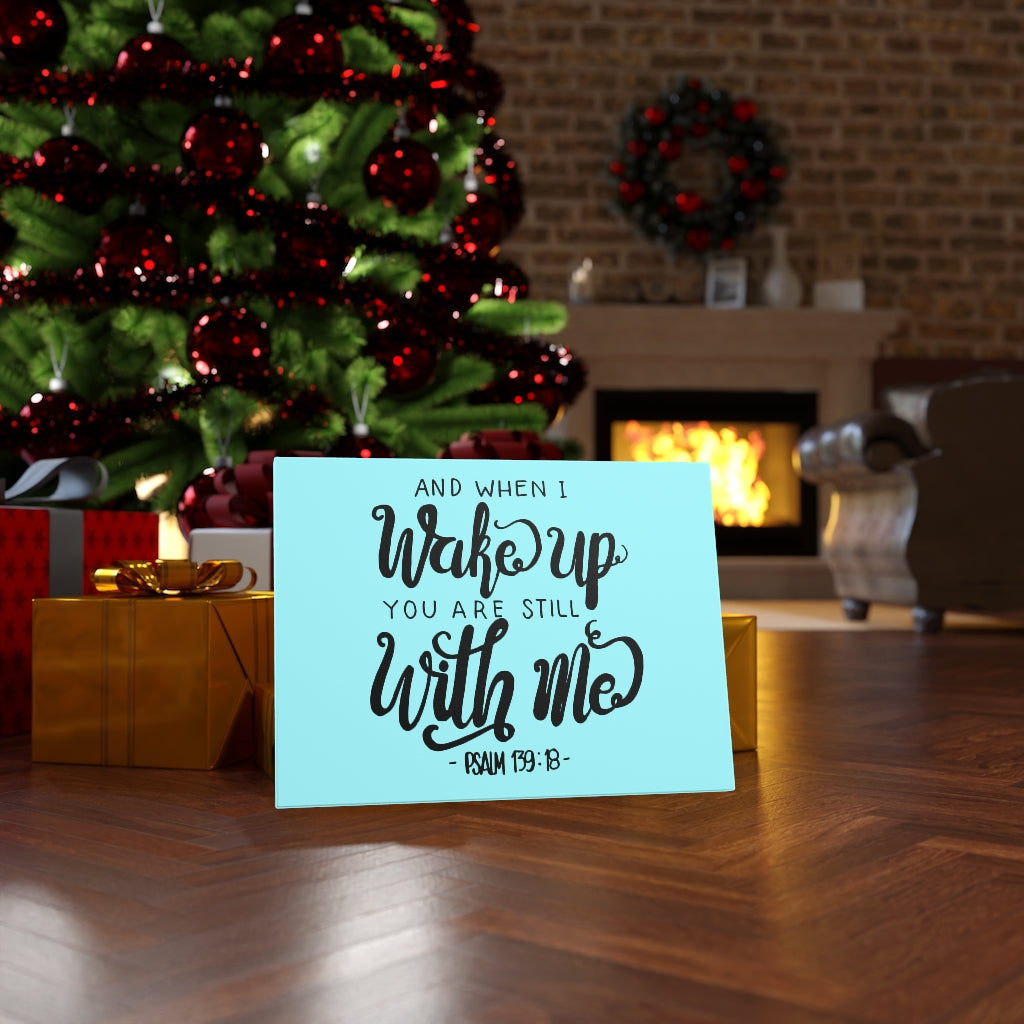 Scripture Walls Still With Me Psalm 139:18 Bible Verse Canvas Christian Wall Art Ready to Hang Unframed-Express Your Love Gifts