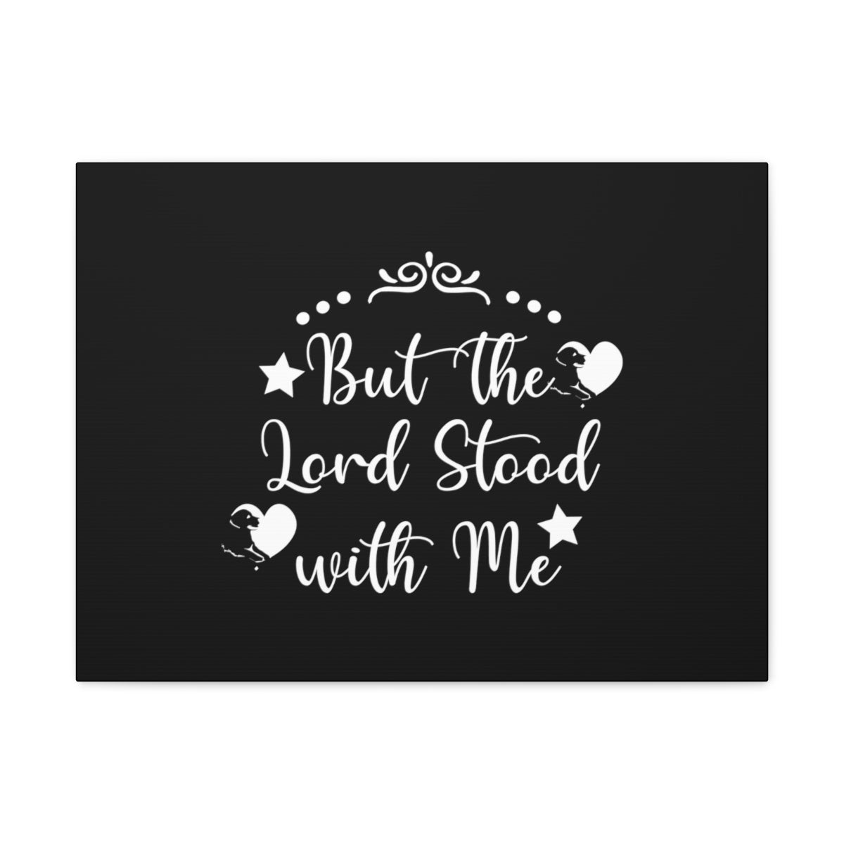 Scripture Walls Stood With Me 2 Timothy 4:17 Christian Wall Art Bible Verse Print Ready to Hang Unframed-Express Your Love Gifts