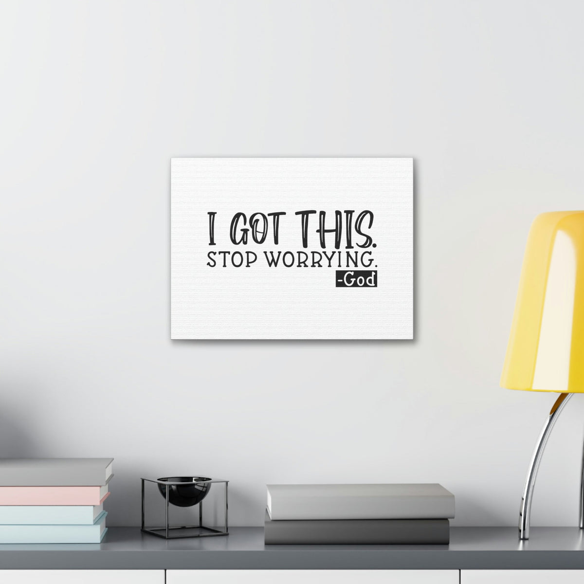 Scripture Walls Stop Worrying God Philippians 4:6 Christian Wall Art Bible Verse Print Ready to Hang Unframed-Express Your Love Gifts