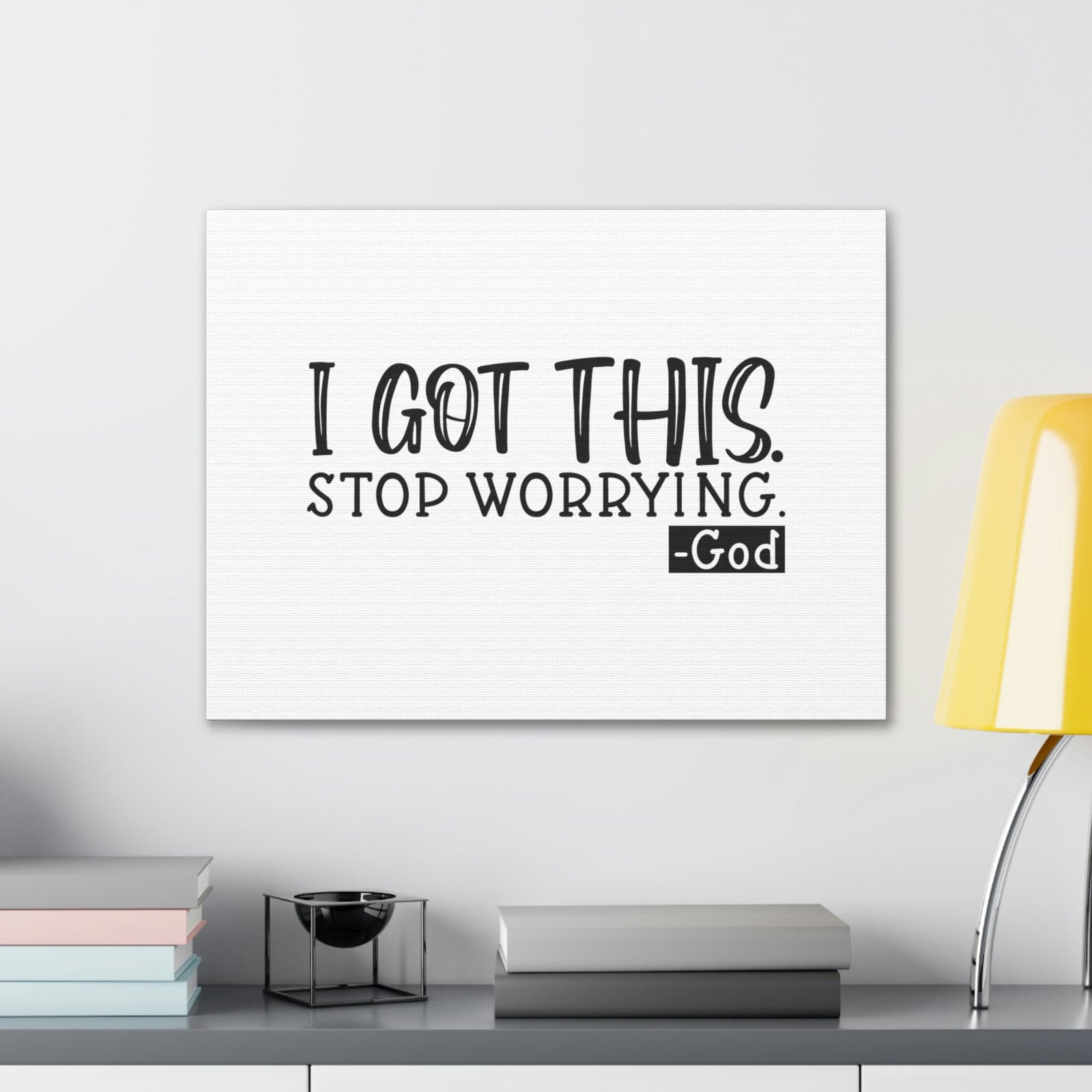 Scripture Walls Stop Worrying God Philippians 4:6 Christian Wall Art Bible Verse Print Ready to Hang Unframed-Express Your Love Gifts