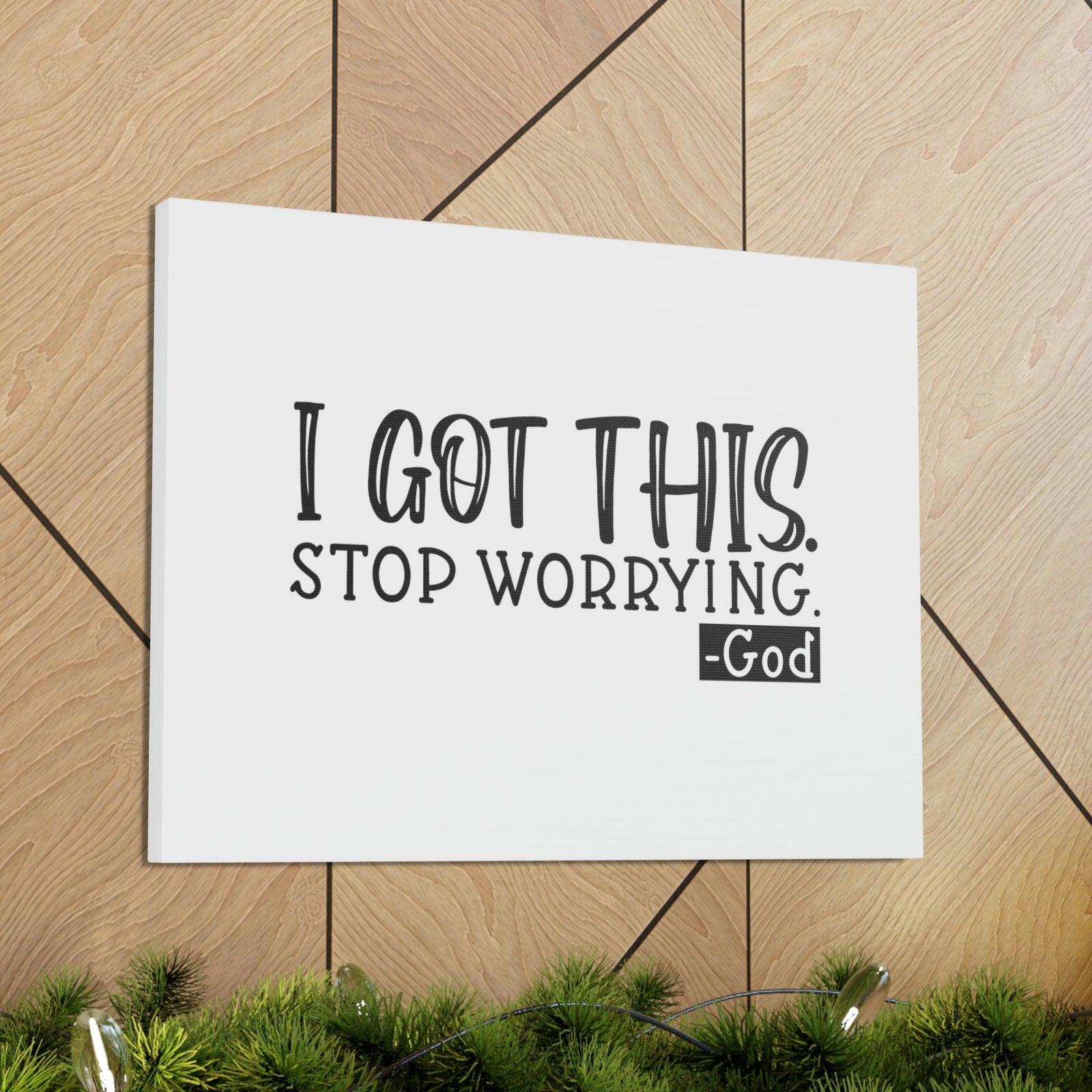Scripture Walls Stop Worrying God Philippians 4:6 Christian Wall Art Bible Verse Print Ready to Hang Unframed-Express Your Love Gifts