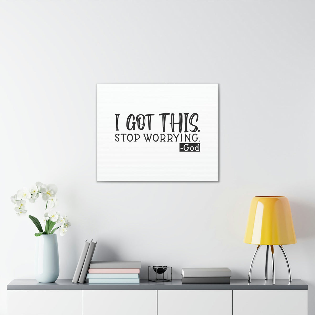 Scripture Walls Stop Worrying God Philippians 4:6 Christian Wall Art Bible Verse Print Ready to Hang Unframed-Express Your Love Gifts
