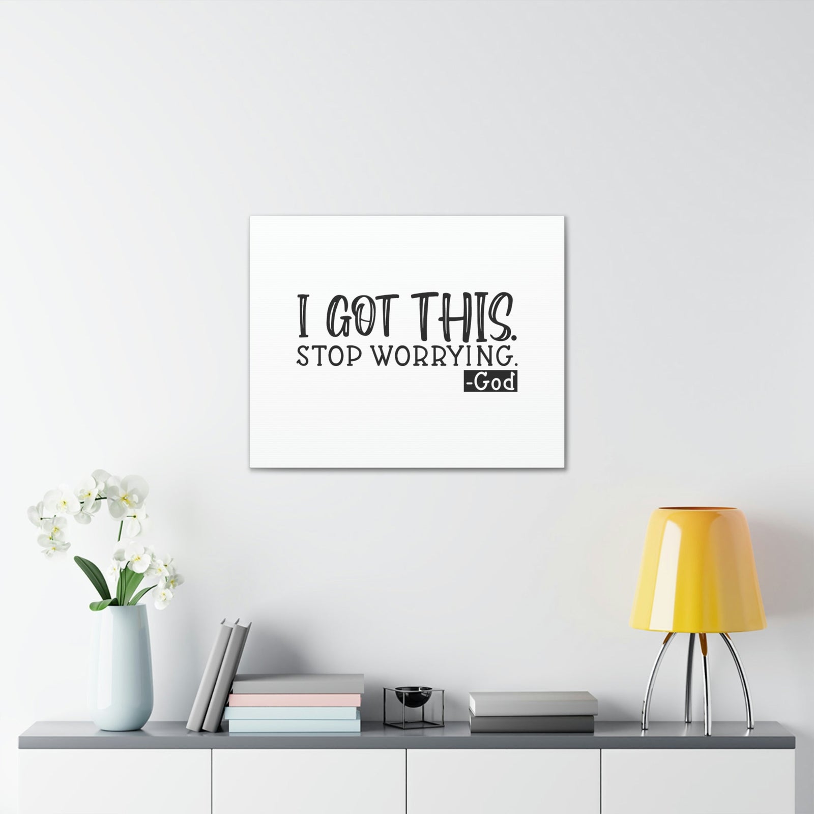 Scripture Walls Stop Worrying God Philippians 4:6 Christian Wall Art Bible Verse Print Ready to Hang Unframed-Express Your Love Gifts