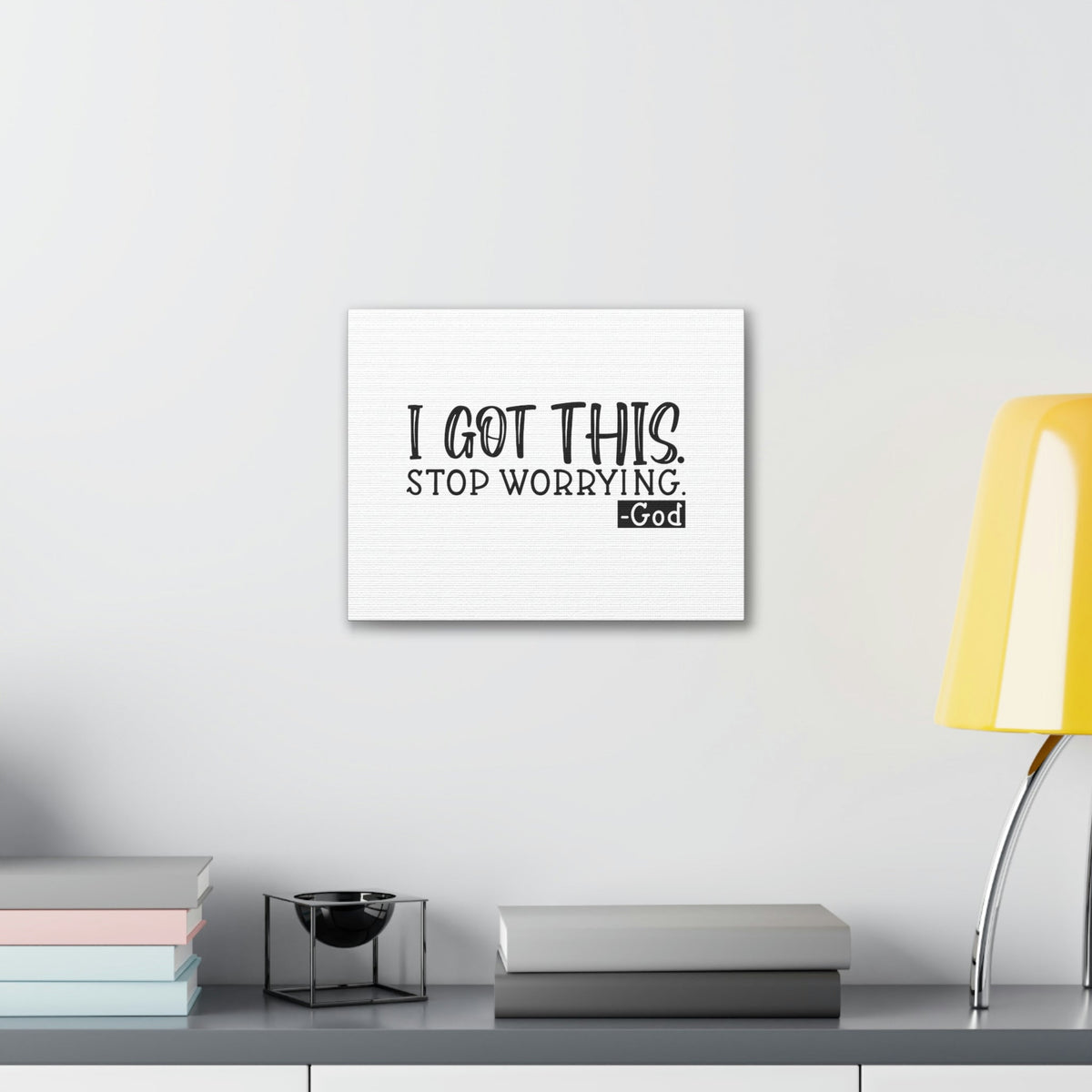 Scripture Walls Stop Worrying God Philippians 4:6 Christian Wall Art Bible Verse Print Ready to Hang Unframed-Express Your Love Gifts