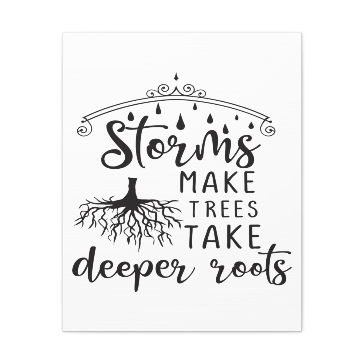 Scripture Walls Storm Make Trees John 14:27 Christian Wall Art Print Ready to Hang Unframed-Express Your Love Gifts