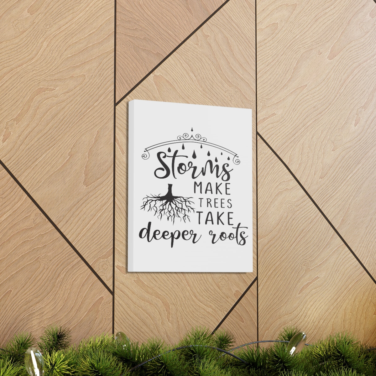 Scripture Walls Storm Make Trees John 14:27 Christian Wall Art Print Ready to Hang Unframed-Express Your Love Gifts