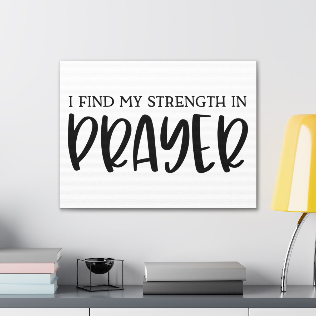 Scripture Walls Strength In Prayer Jeremiah 29:12 Christian Wall Art Print Ready to Hang Unframed-Express Your Love Gifts