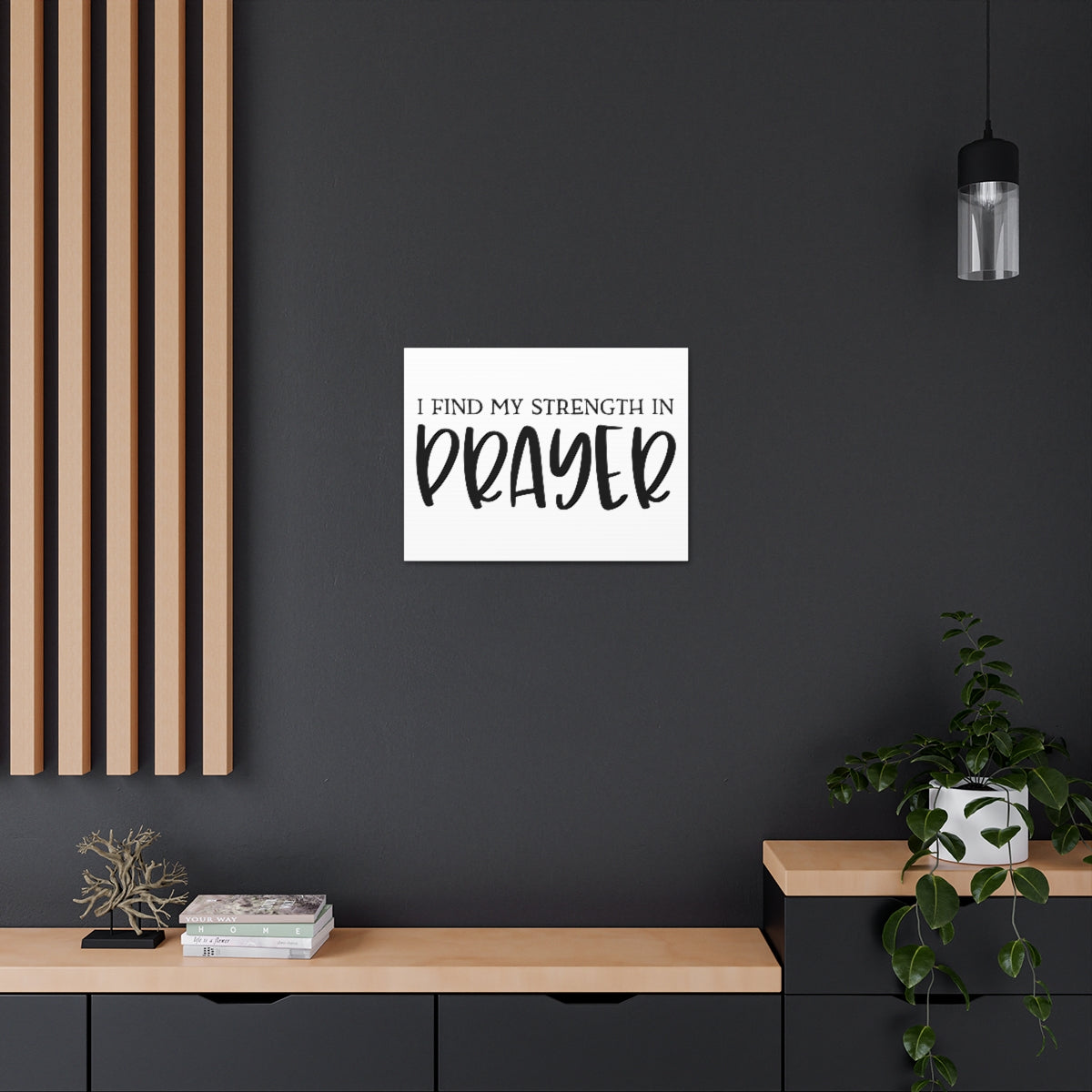 Scripture Walls Strength In Prayer Jeremiah 29:12 Christian Wall Art Print Ready to Hang Unframed-Express Your Love Gifts