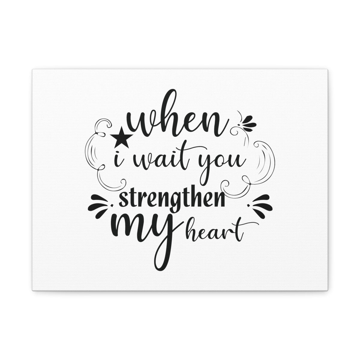 Scripture Walls Strengthen My Heart Psalm 73:26 Christian Wall Art Bible Verse Print Ready to Hang Unframed-Express Your Love Gifts