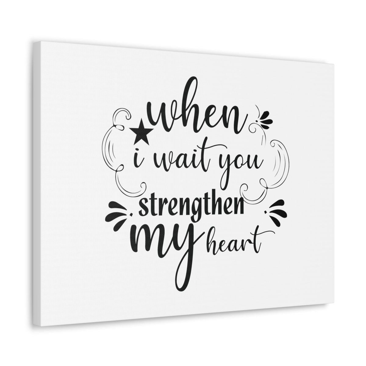 Scripture Walls Strengthen My Heart Psalm 73:26 Christian Wall Art Bible Verse Print Ready to Hang Unframed-Express Your Love Gifts