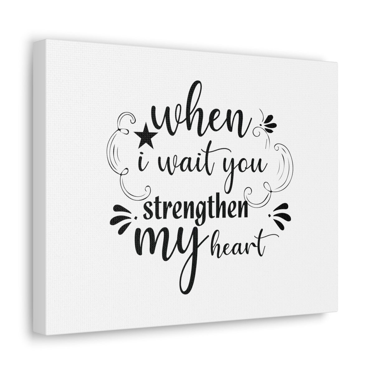 Scripture Walls Strengthen My Heart Psalm 73:26 Christian Wall Art Bible Verse Print Ready to Hang Unframed-Express Your Love Gifts