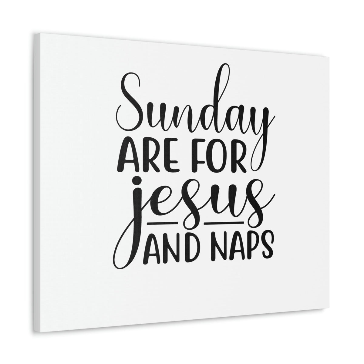 Scripture Walls Sunday Are For Jesus And Naps Acts 20:7 Christian Wall Art Bible Verse Print Ready to Hang Unframed-Express Your Love Gifts