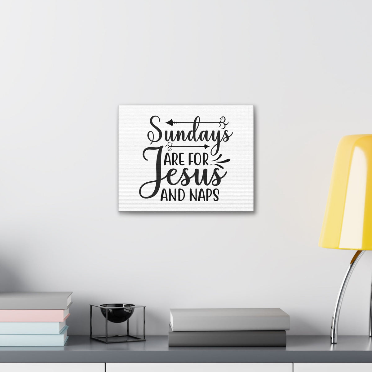Scripture Walls Sundays Are For Jesus And Naps Exodus 20:8 Christian Wall Art Print Ready to Hang Unframed-Express Your Love Gifts