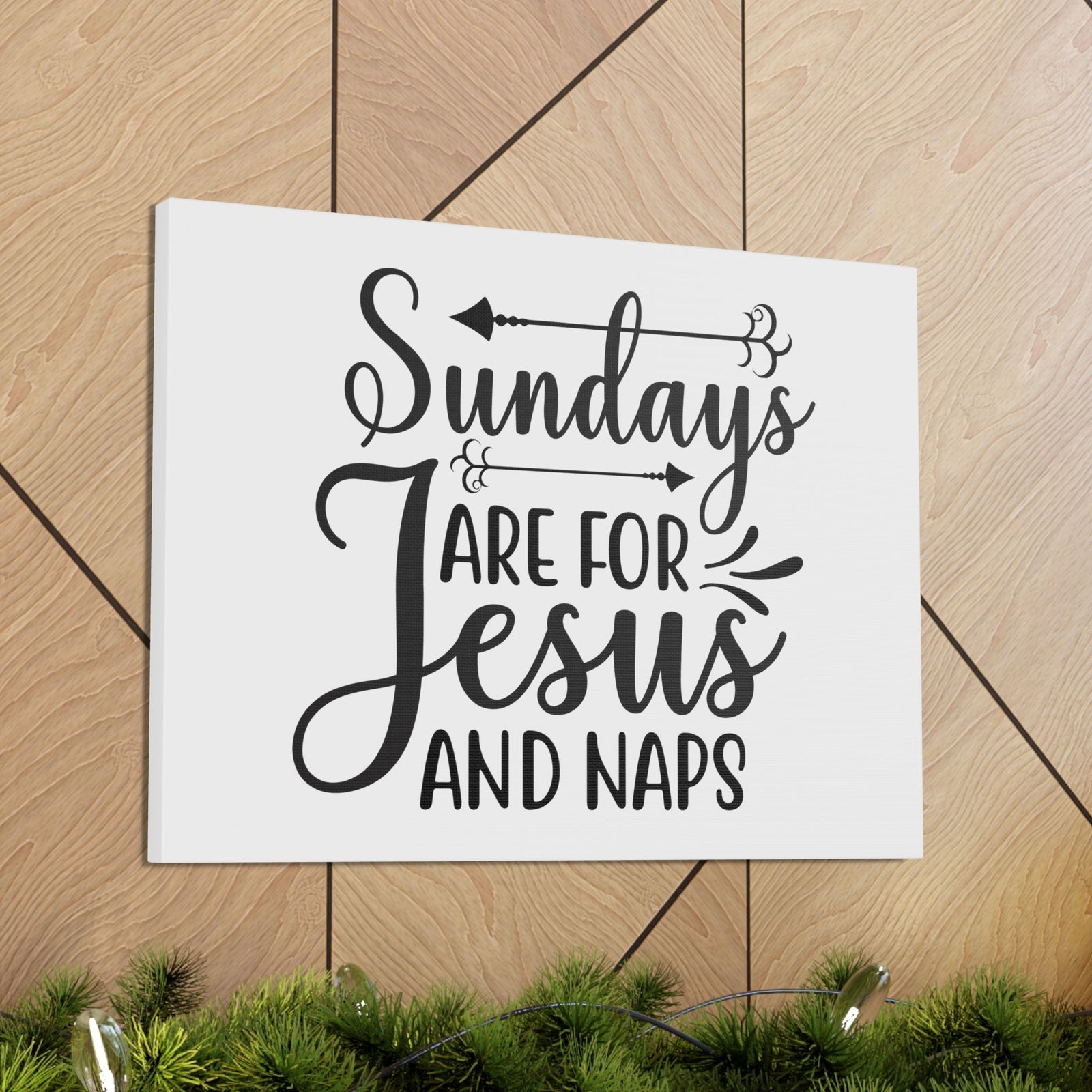Scripture Walls Sundays Are For Jesus And Naps Exodus 20:8 Christian Wall Art Print Ready to Hang Unframed-Express Your Love Gifts