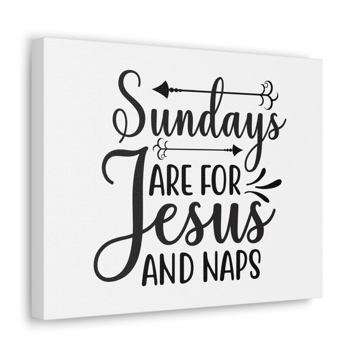 Scripture Walls Sundays Are For Jesus And Naps Exodus 20:8 Christian Wall Art Print Ready to Hang Unframed-Express Your Love Gifts