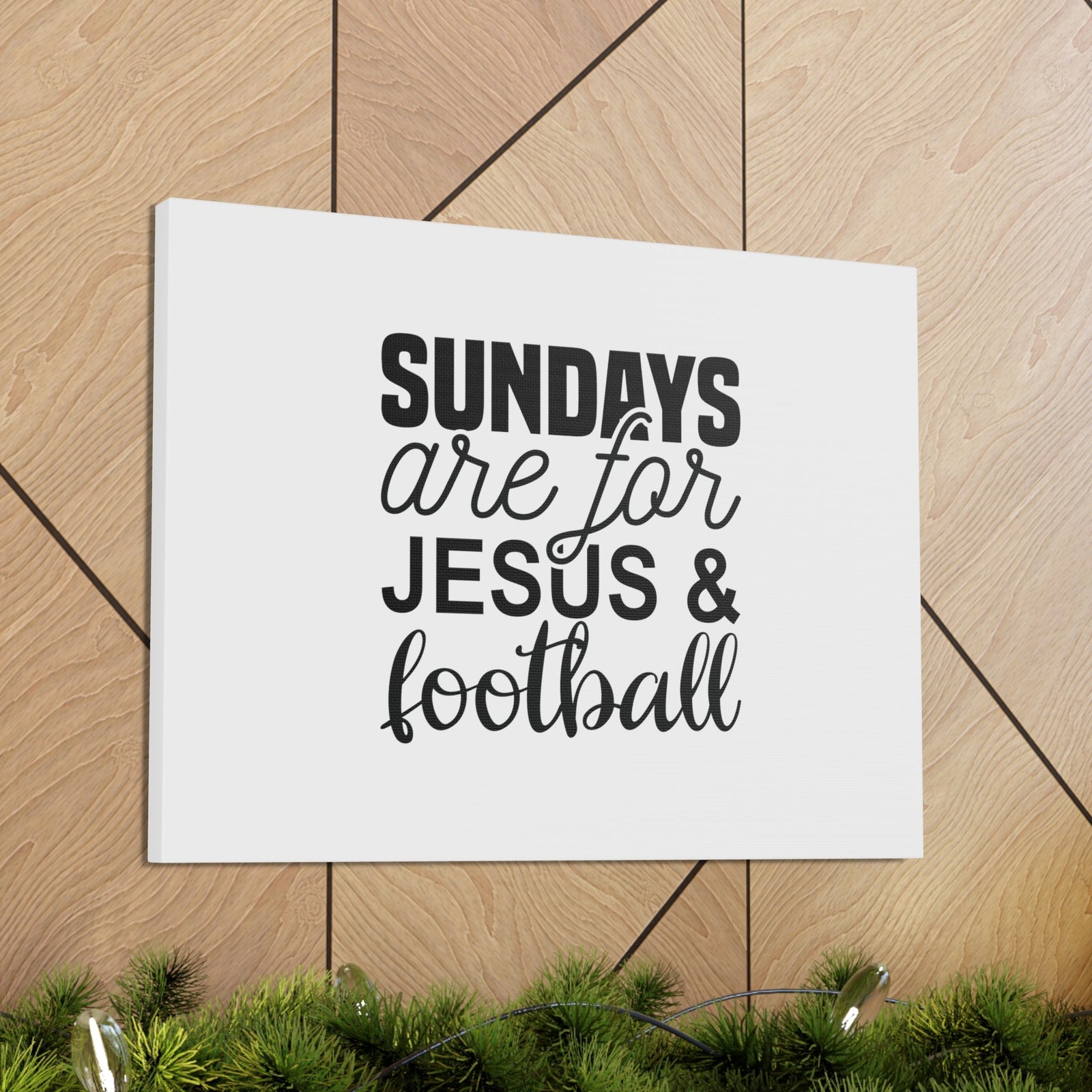 Scripture Walls Sundays Are For Jesus Mark 2:27 Christian Wall Art Bible Verse Print Ready to Hang Unframed-Express Your Love Gifts