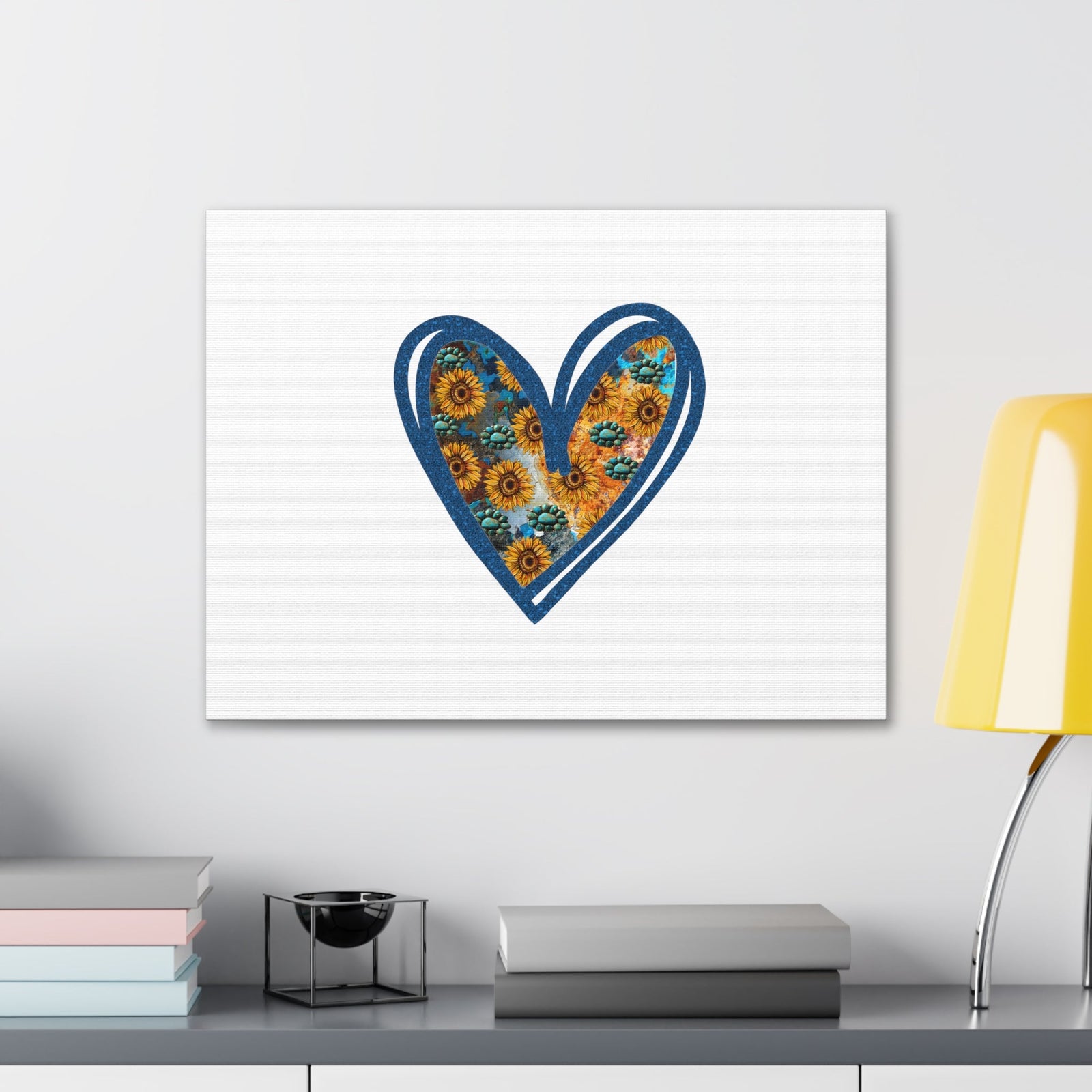 Scripture Walls Sunflower Heart Proverbs 4:23 Christian Wall Art Bible Verse Print Ready to Hang Unframed-Express Your Love Gifts