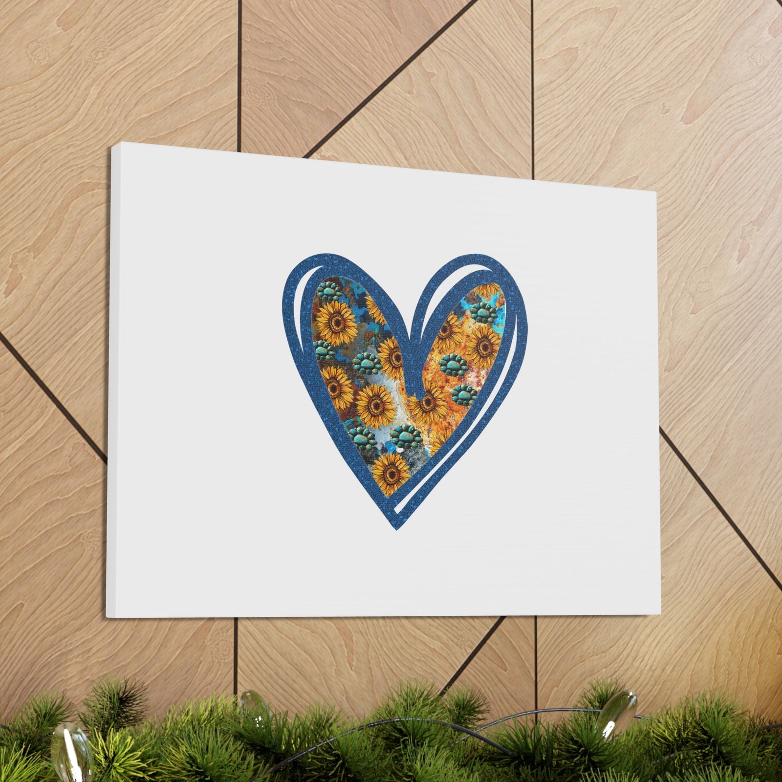 Scripture Walls Sunflower Heart Proverbs 4:23 Christian Wall Art Bible Verse Print Ready to Hang Unframed-Express Your Love Gifts