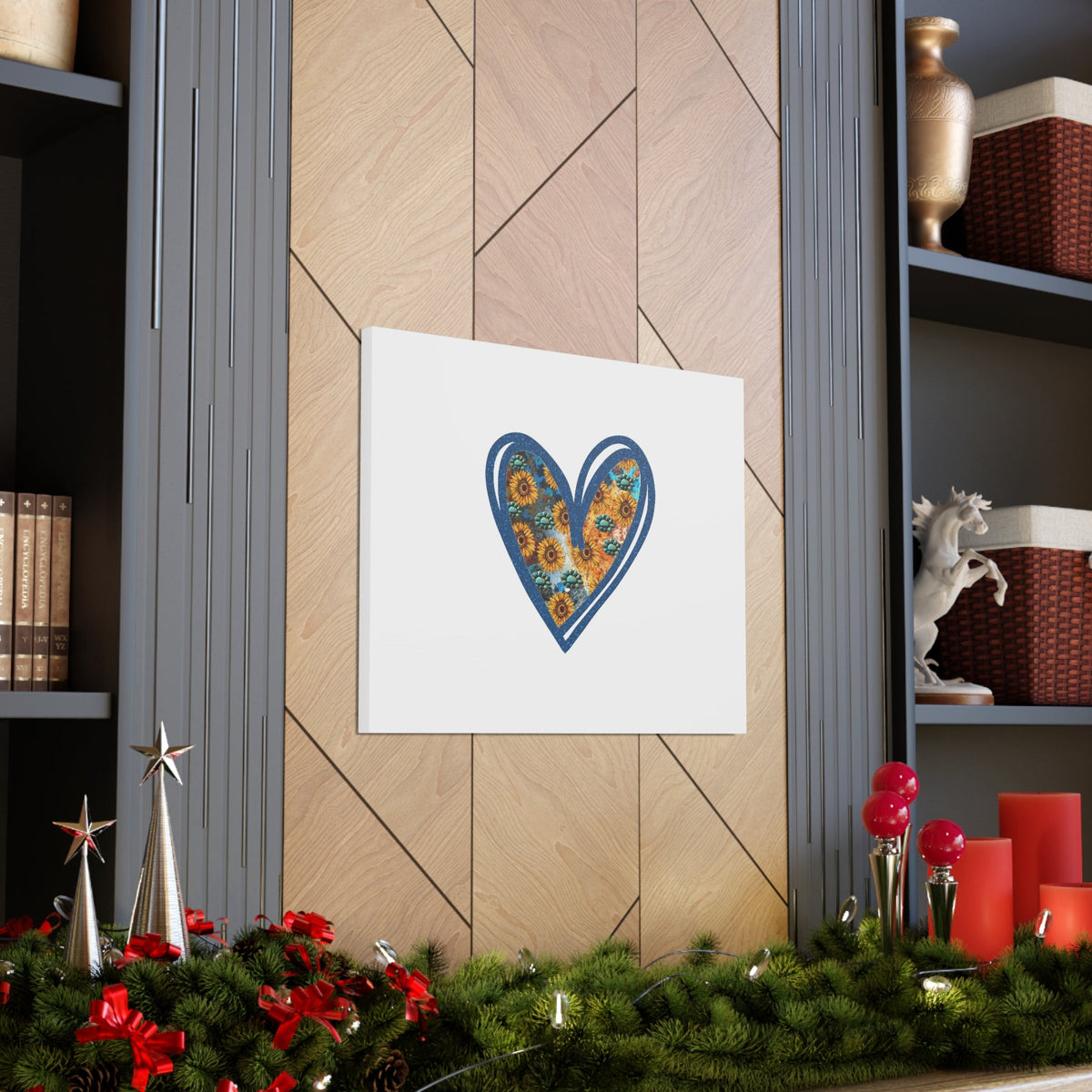 Scripture Walls Sunflower Heart Proverbs 4:23 Christian Wall Art Bible Verse Print Ready to Hang Unframed-Express Your Love Gifts