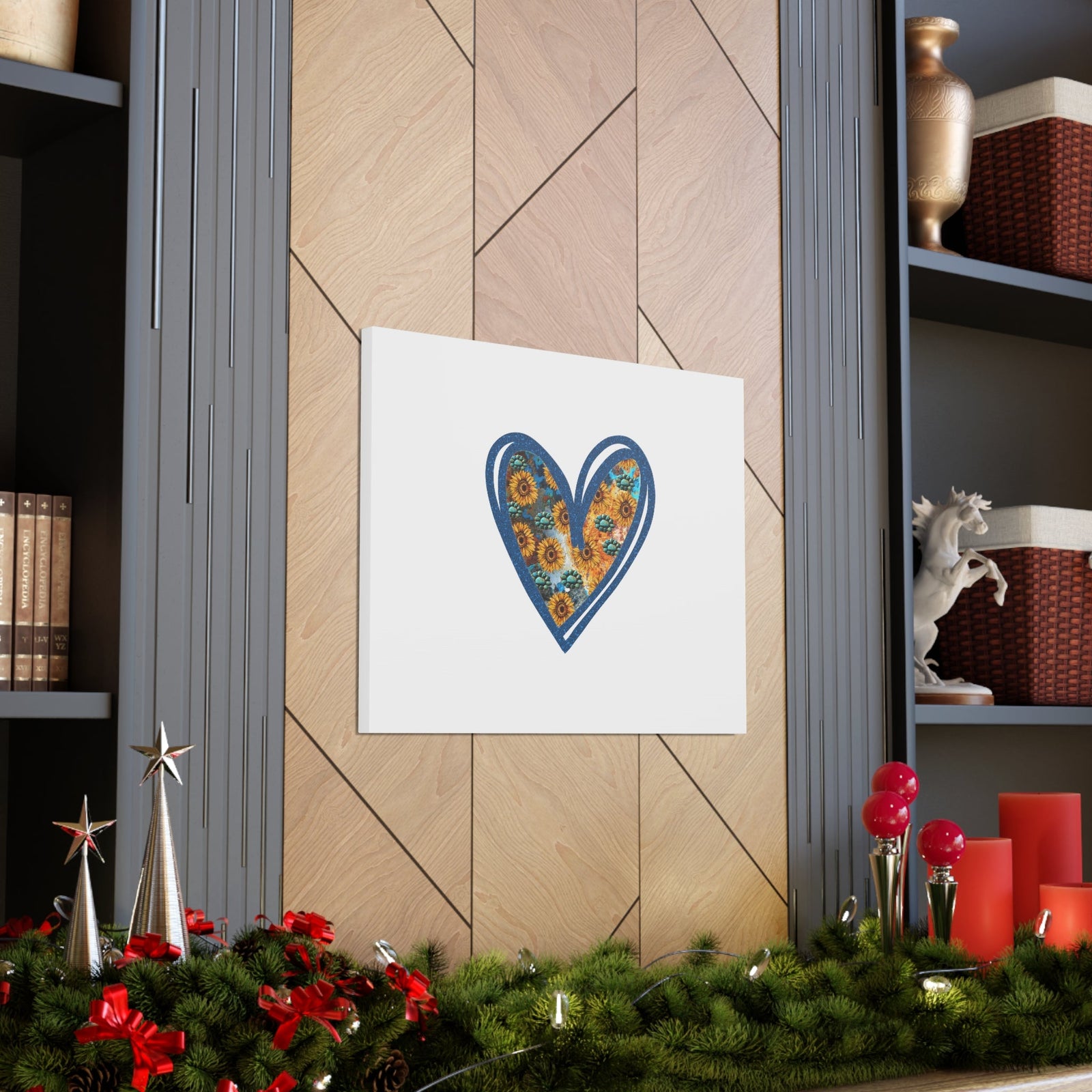 Scripture Walls Sunflower Heart Proverbs 4:23 Christian Wall Art Bible Verse Print Ready to Hang Unframed-Express Your Love Gifts