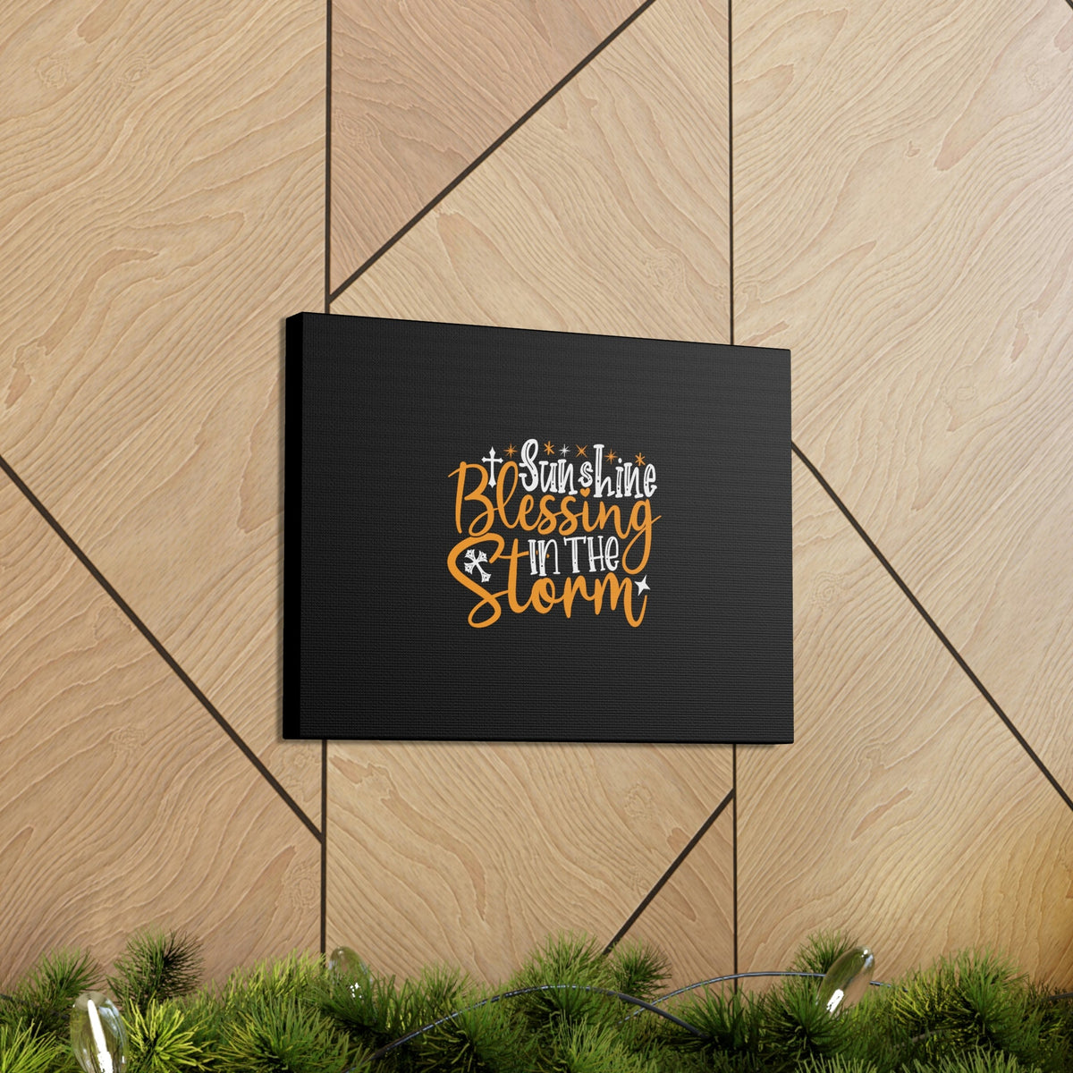 Scripture Walls Sunshine Blessing In The Storm Isaiah 4:6 Christian Wall Art Bible Verse Print Ready to Hang Unframed-Express Your Love Gifts