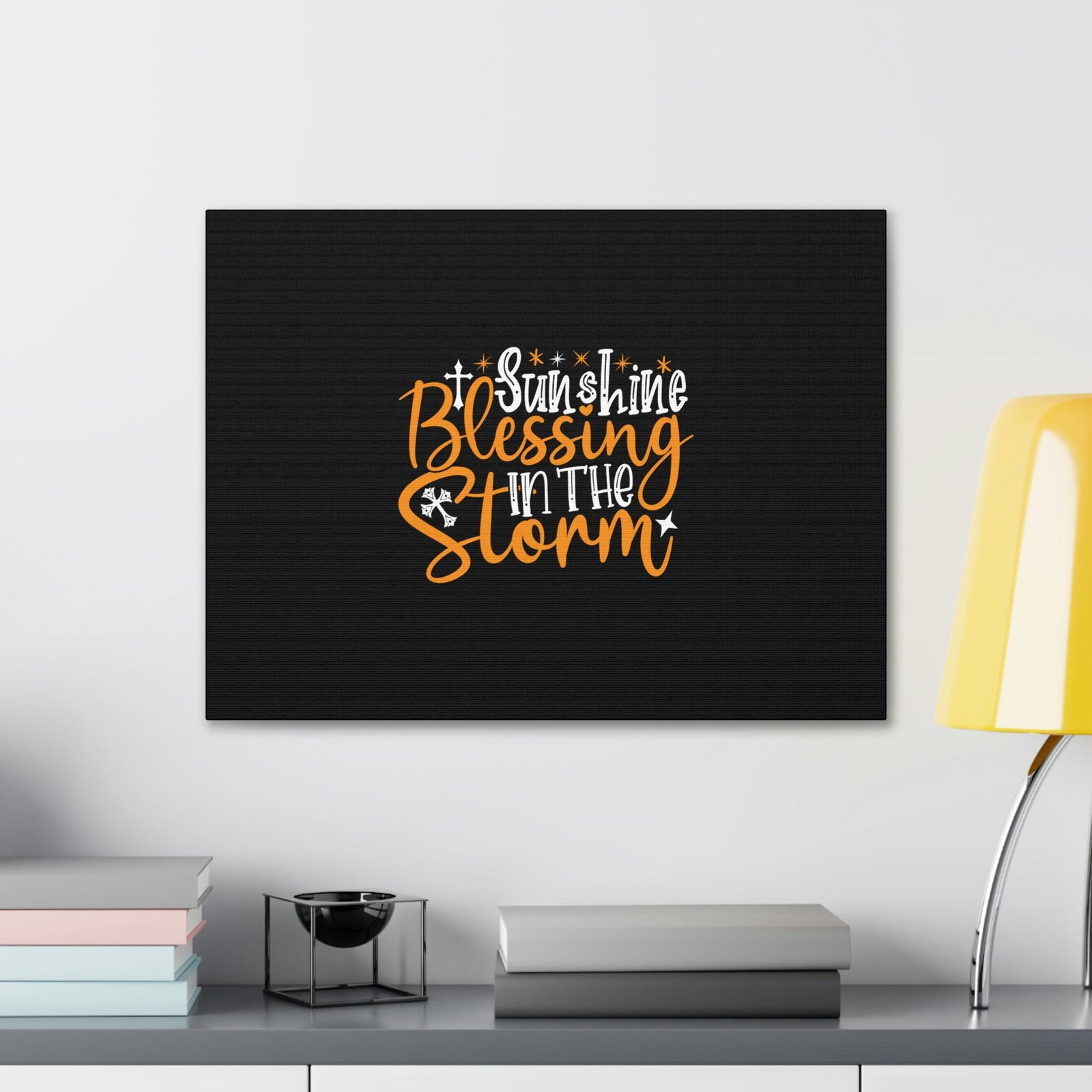 Scripture Walls Sunshine Blessing In The Storm Isaiah 4:6 Christian Wall Art Bible Verse Print Ready to Hang Unframed-Express Your Love Gifts