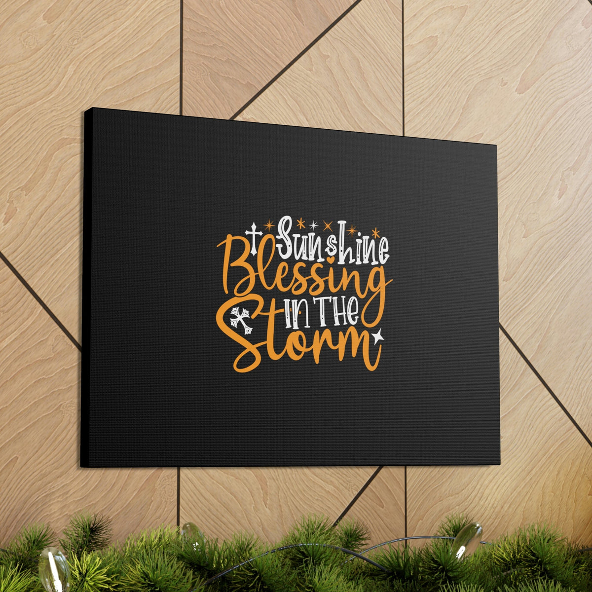 Scripture Walls Sunshine Blessing In The Storm Isaiah 4:6 Christian Wall Art Bible Verse Print Ready to Hang Unframed-Express Your Love Gifts