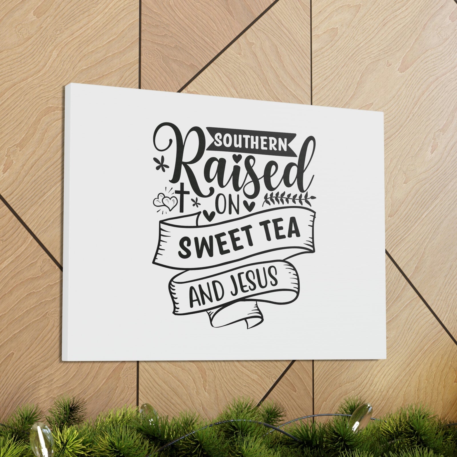 Scripture Walls Sweet Tea And Jesus John 10:11 Christian Wall Art Bible Verse Print Ready to Hang Unframed-Express Your Love Gifts