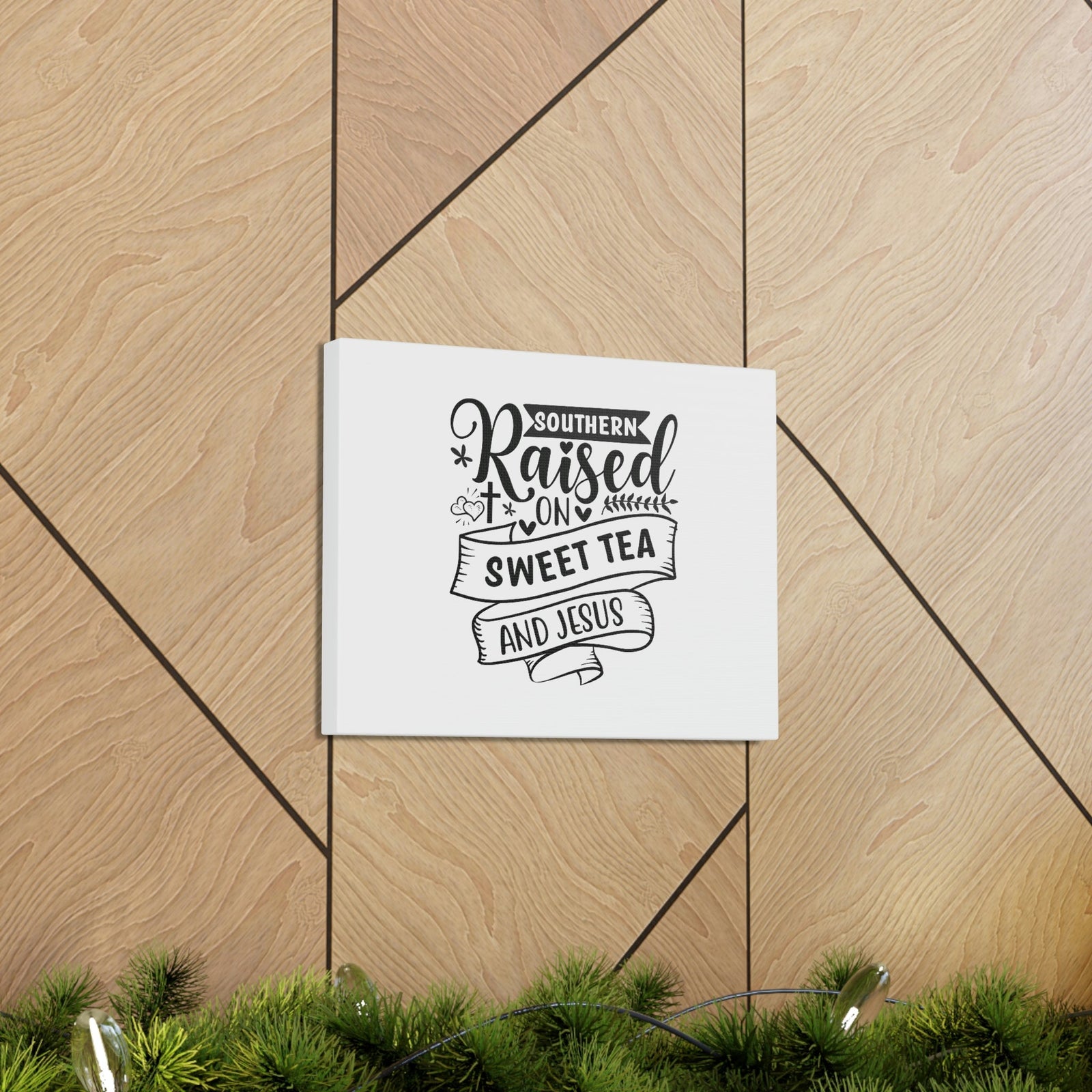 Scripture Walls Sweet Tea And Jesus John 10:11 Christian Wall Art Bible Verse Print Ready to Hang Unframed-Express Your Love Gifts