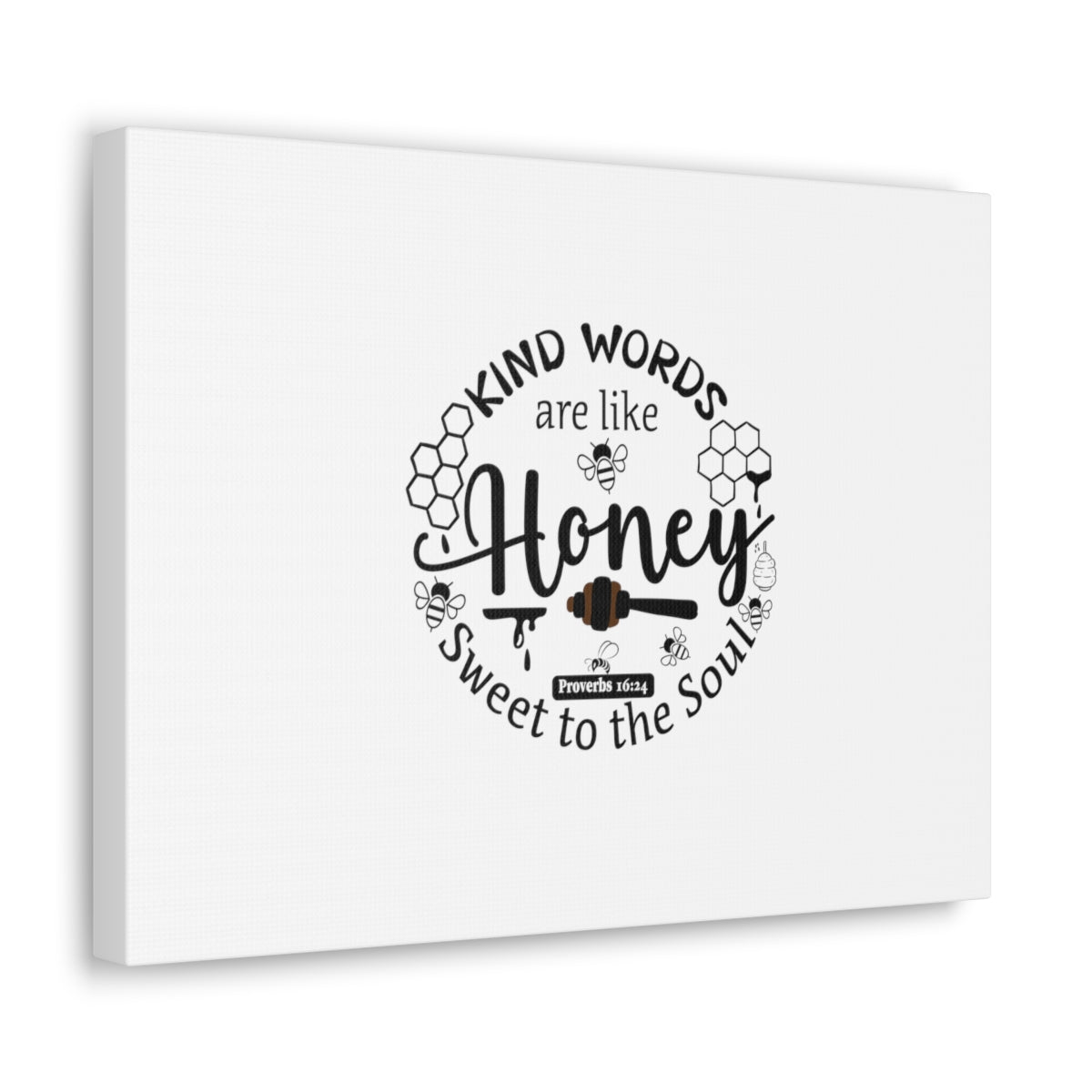 Scripture Walls Sweet To The Soul Proverbs 16:24 Christian Wall Art Bible Verse Print Ready to Hang Unframed-Express Your Love Gifts
