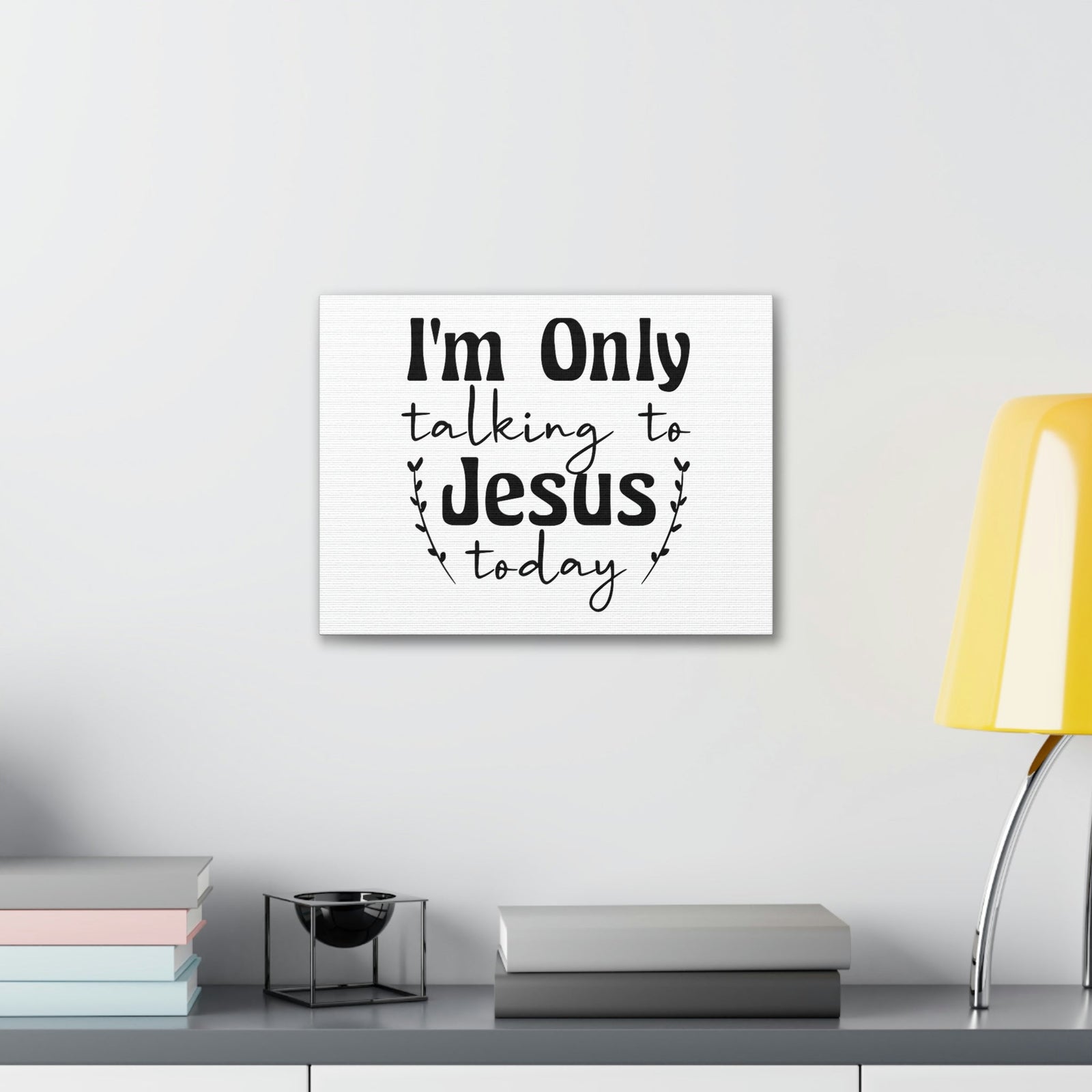 Scripture Walls Talking To Jesus Today Jeremiah 29:12 Christian Wall Art Bible Verse Print Ready to Hang Unframed-Express Your Love Gifts