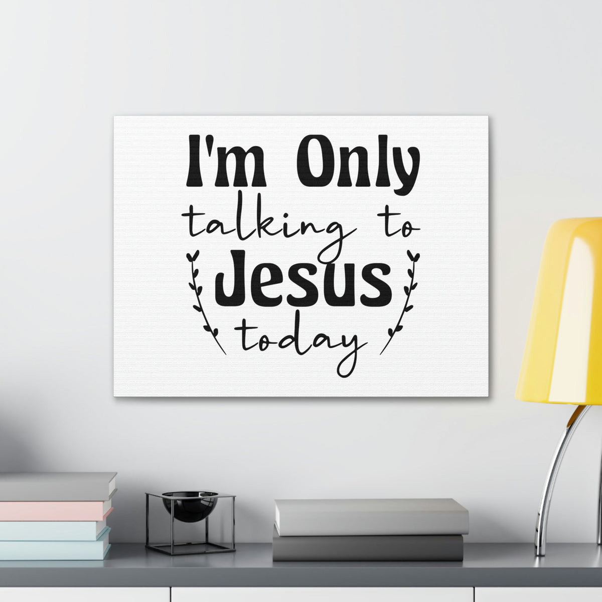 Scripture Walls Talking To Jesus Today Jeremiah 29:12 Christian Wall Art Bible Verse Print Ready to Hang Unframed-Express Your Love Gifts