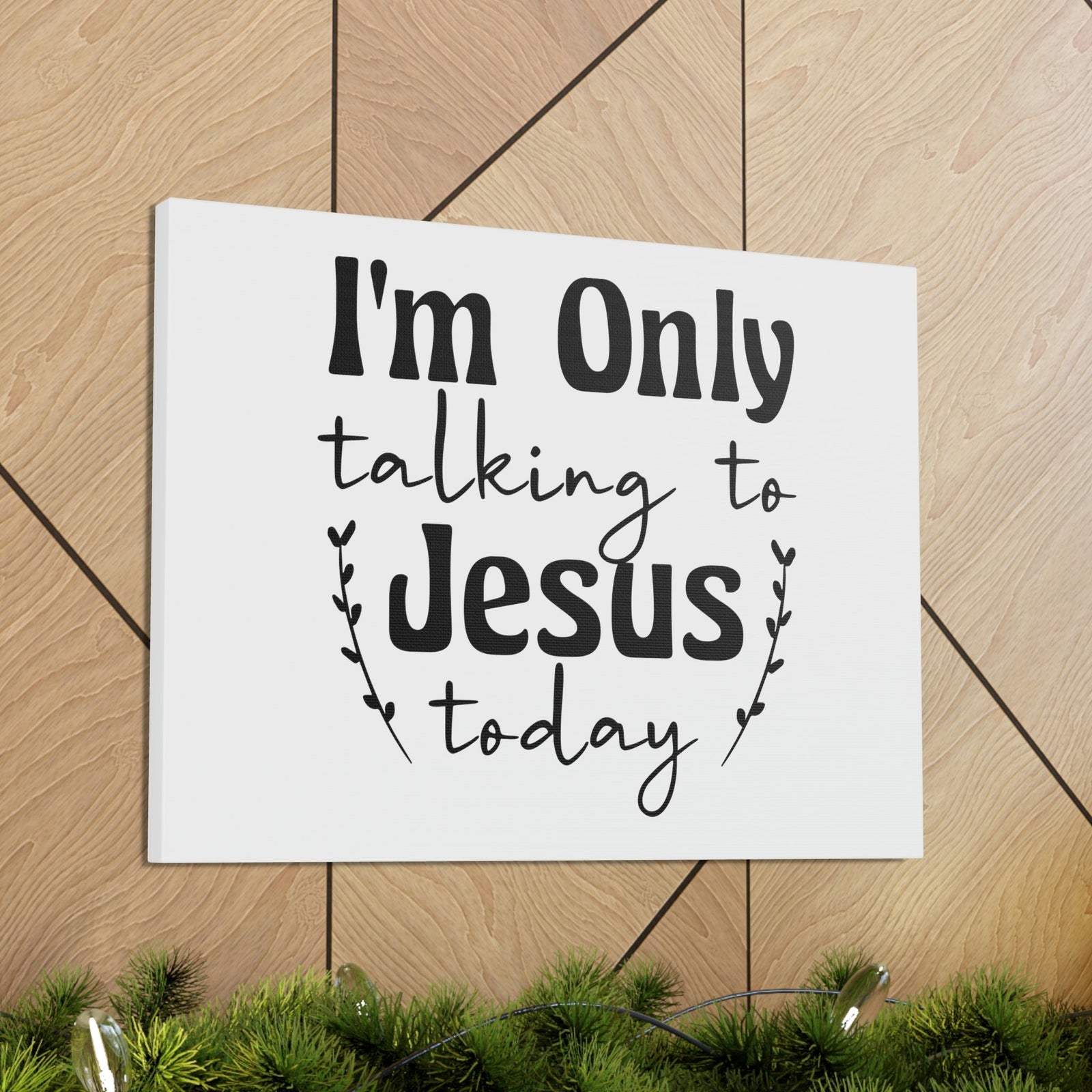 Scripture Walls Talking To Jesus Today Jeremiah 29:12 Christian Wall Art Bible Verse Print Ready to Hang Unframed-Express Your Love Gifts