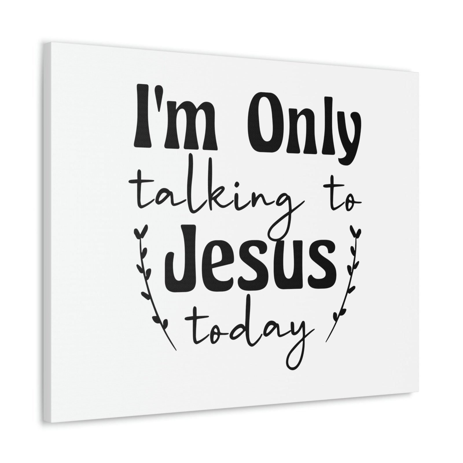 Scripture Walls Talking To Jesus Today Jeremiah 29:12 Christian Wall Art Bible Verse Print Ready to Hang Unframed-Express Your Love Gifts