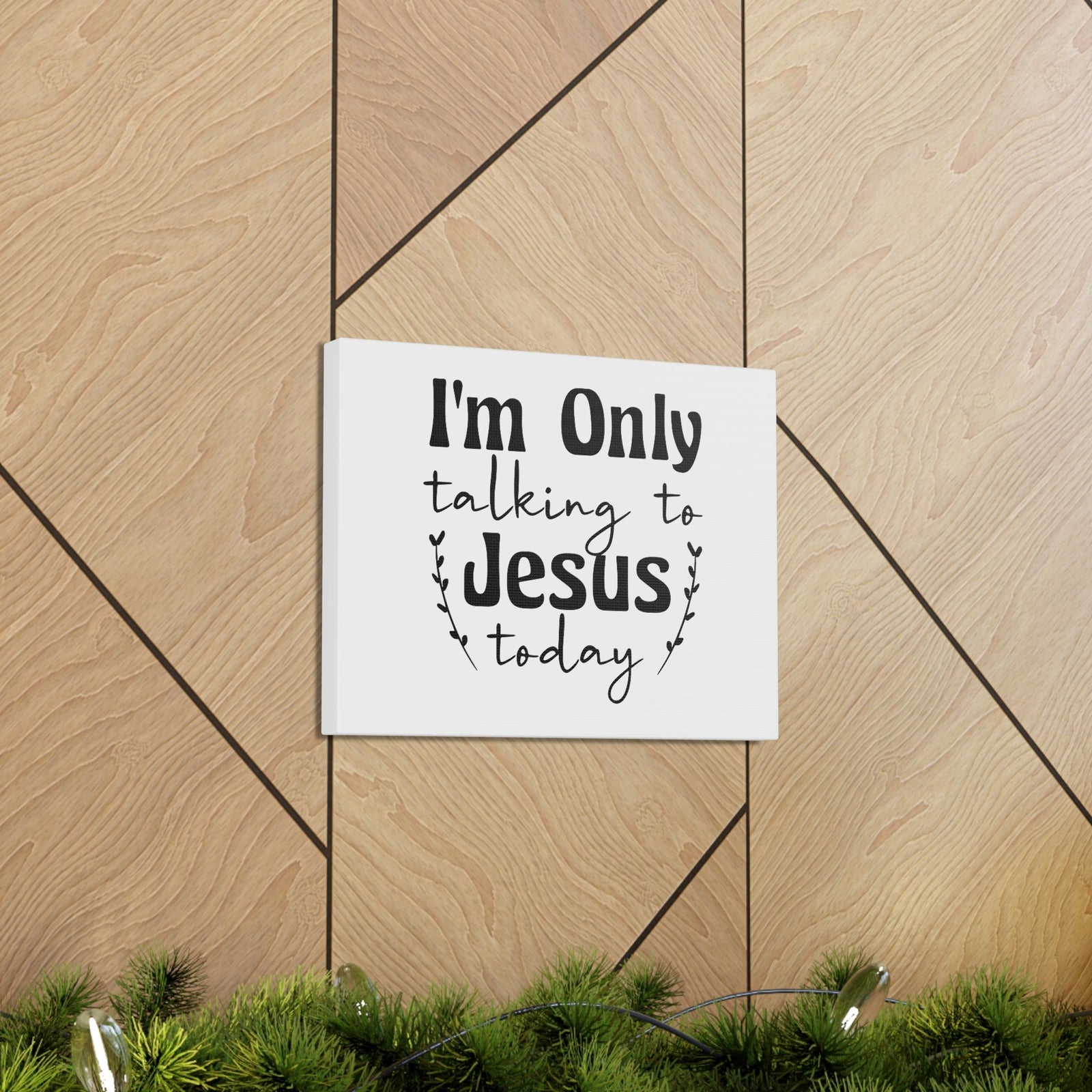 Scripture Walls Talking To Jesus Today Jeremiah 29:12 Christian Wall Art Bible Verse Print Ready to Hang Unframed-Express Your Love Gifts