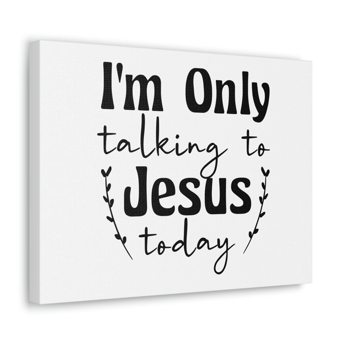 Scripture Walls Talking To Jesus Today Jeremiah 29:12 Christian Wall Art Bible Verse Print Ready to Hang Unframed-Express Your Love Gifts